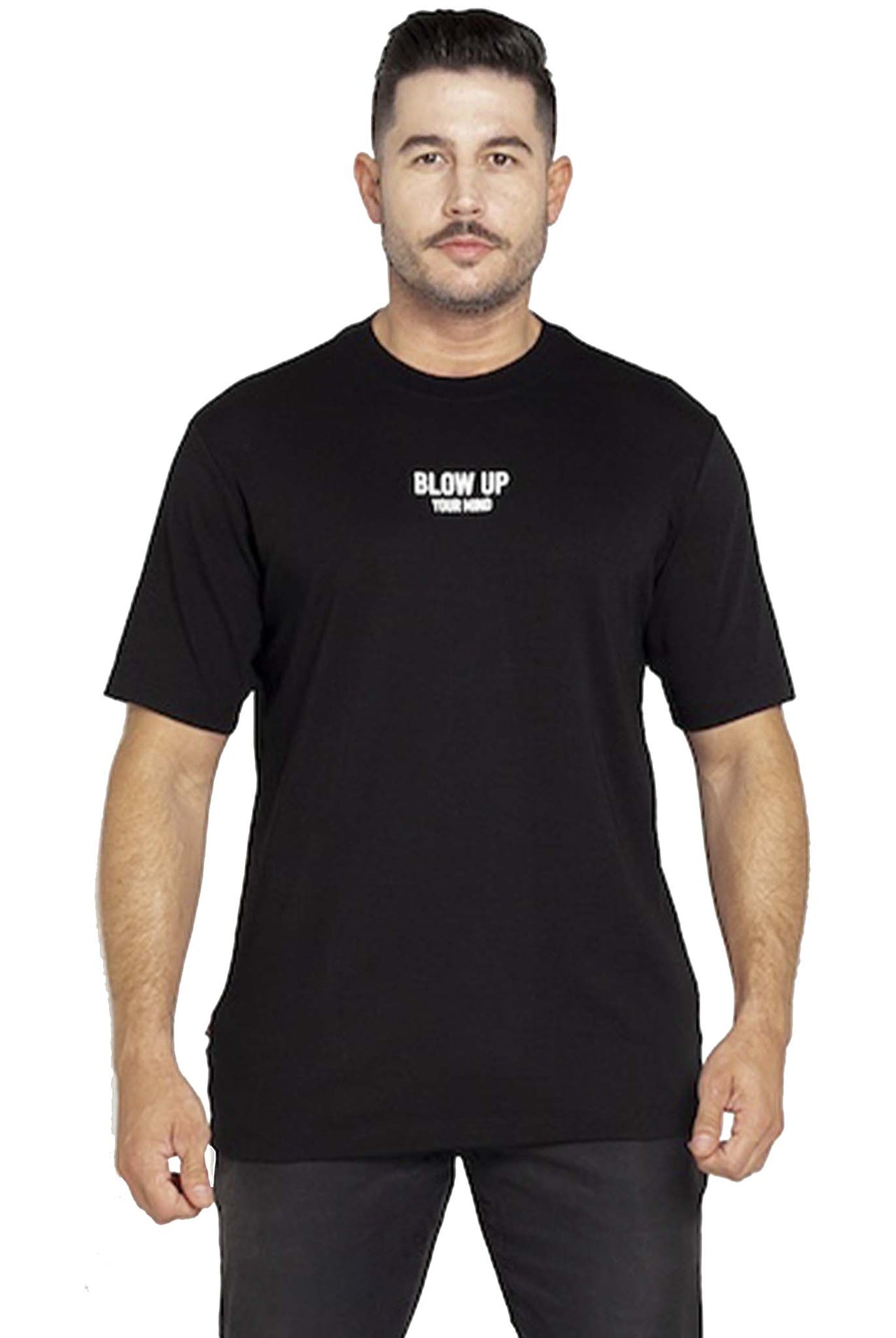 Camiseta Blow Up Slim Fit Black T-Shirt C61/1100