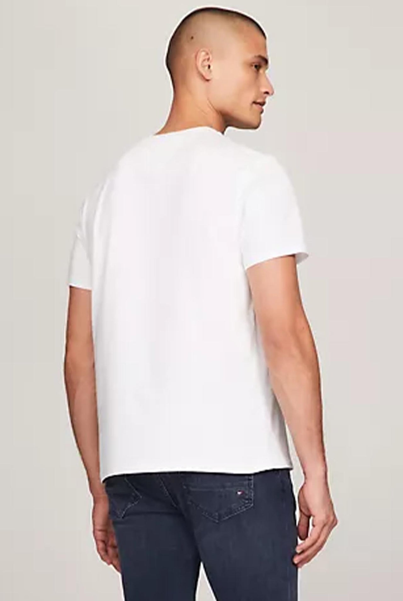 Camiseta Tommy Hilfiguer Graphic Optic White