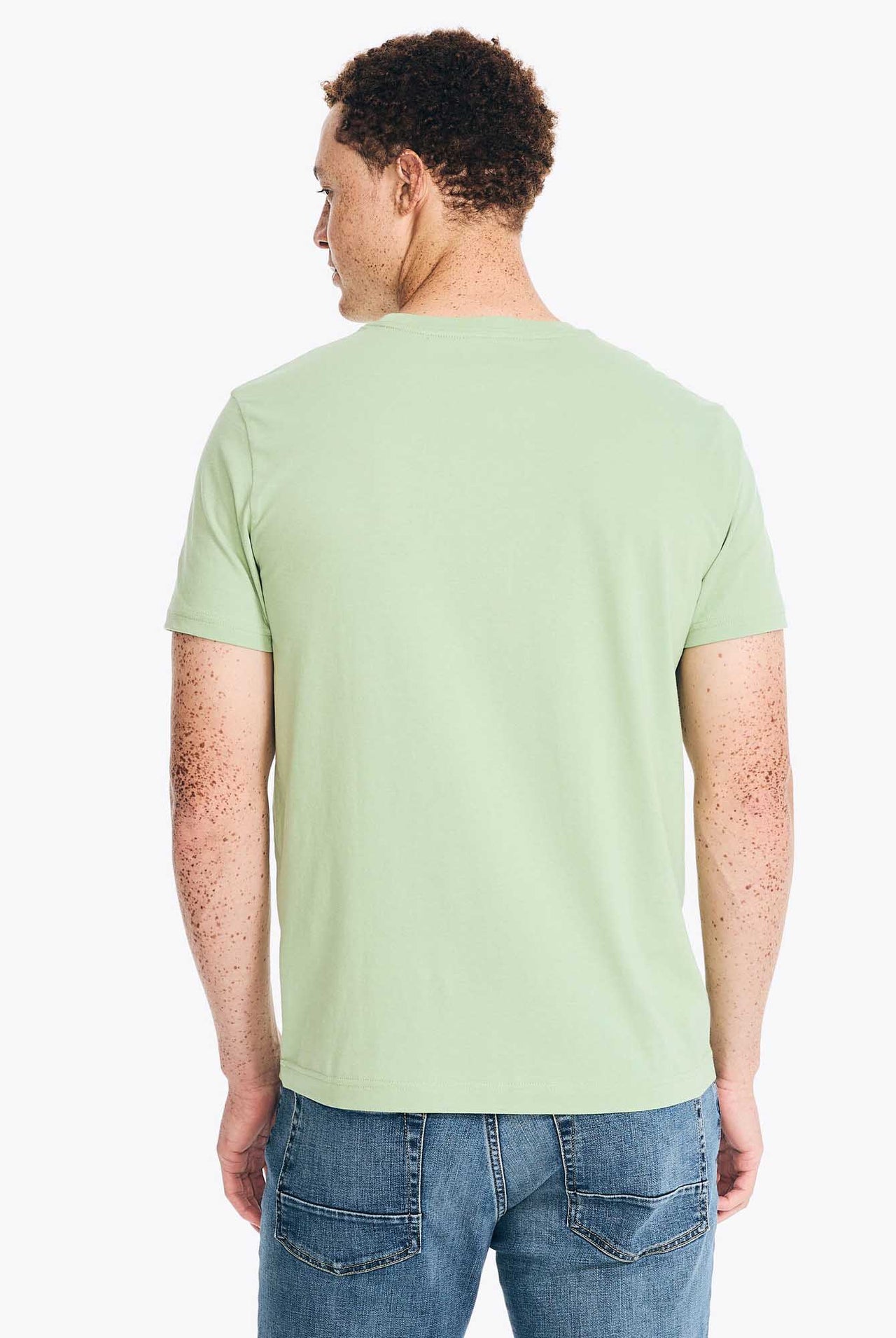Camiseta Nautica Solid Crewneck Verde Limón