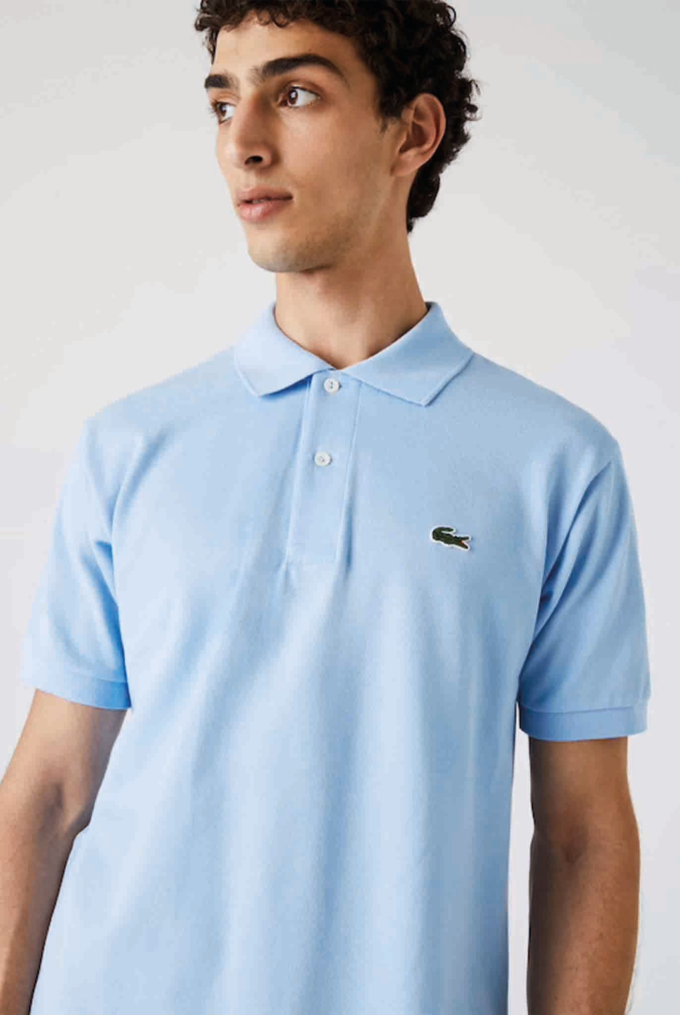 Polo lacoste azul celeste sale