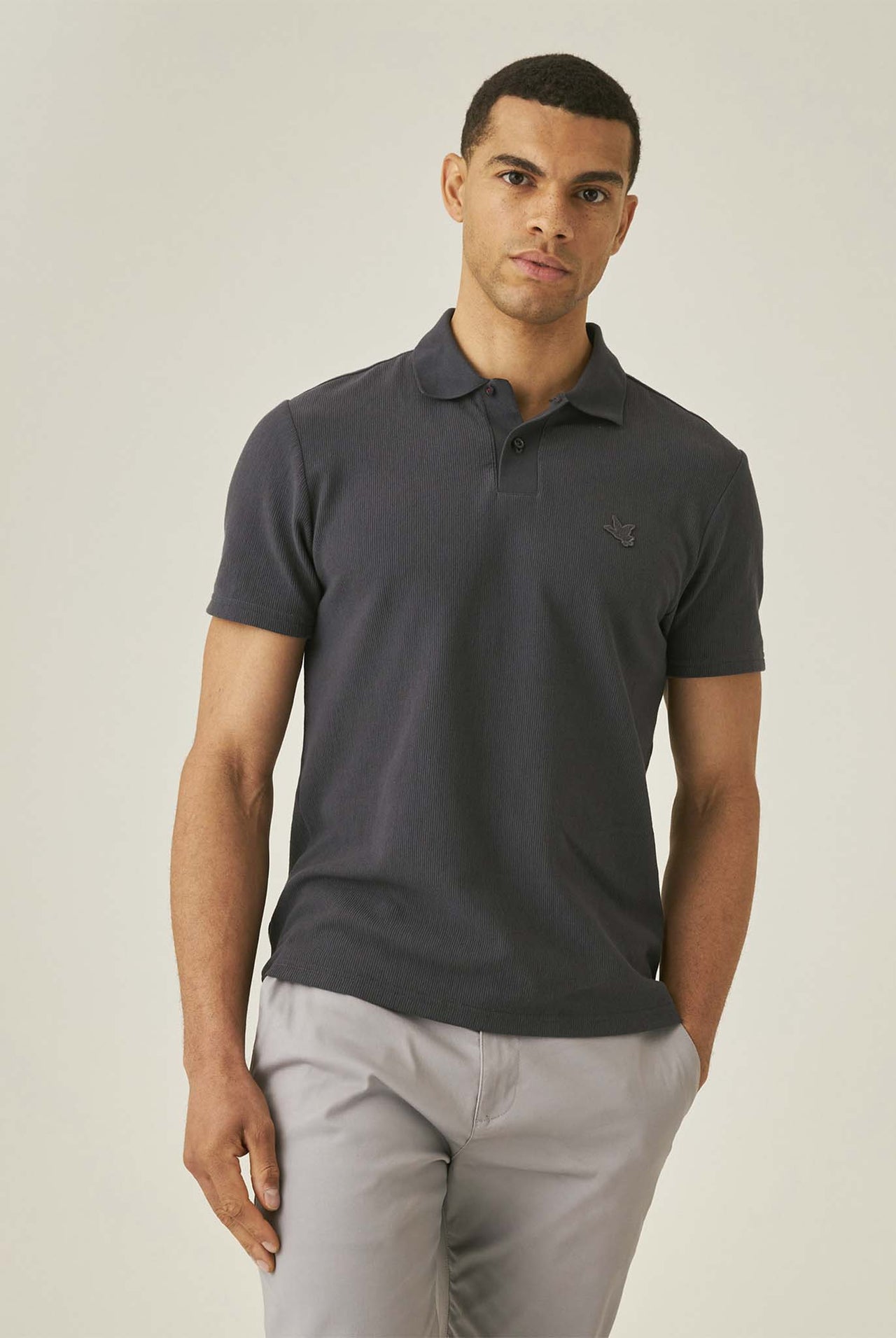 Camiseta Tipo Polo Chevignon Gris 063-601H009