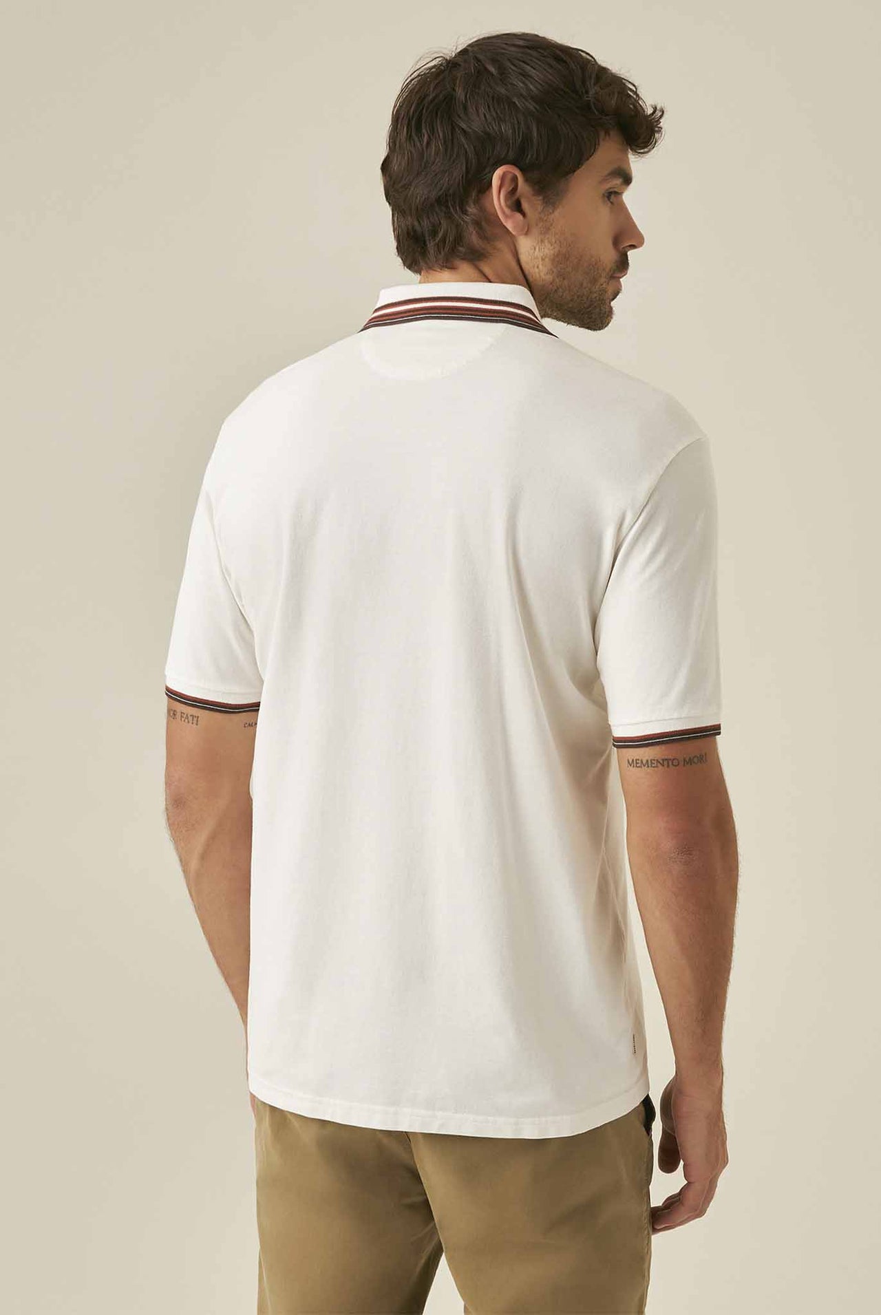 Camiseta Tipo Polo Chevignon Crudo 063-601H016