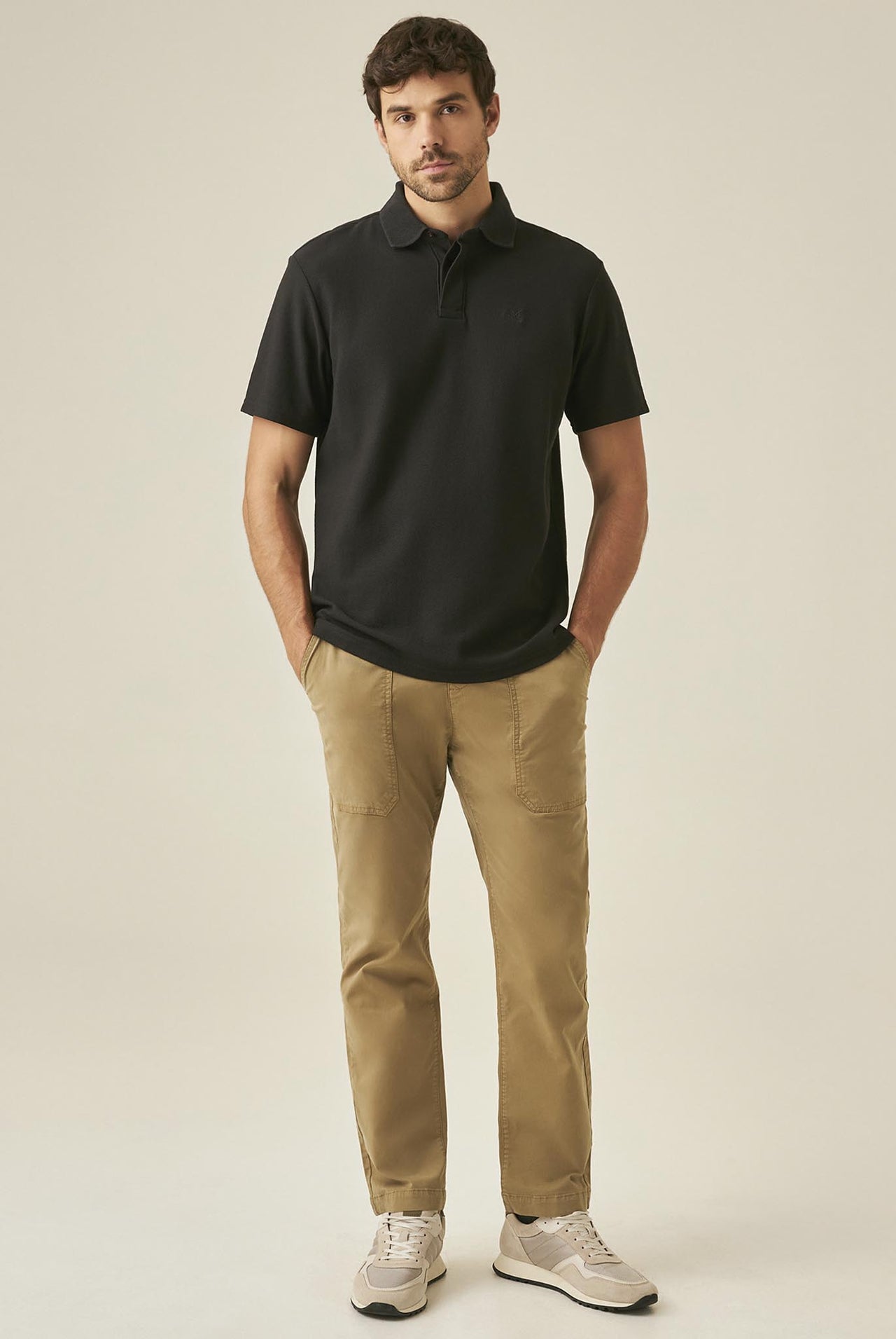 Camiseta Tipo Polo Chevignon Negro 063-601H018