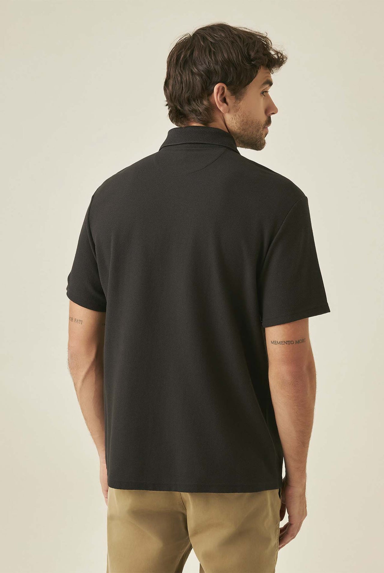 Camiseta Tipo Polo Chevignon Negro 063-601H018