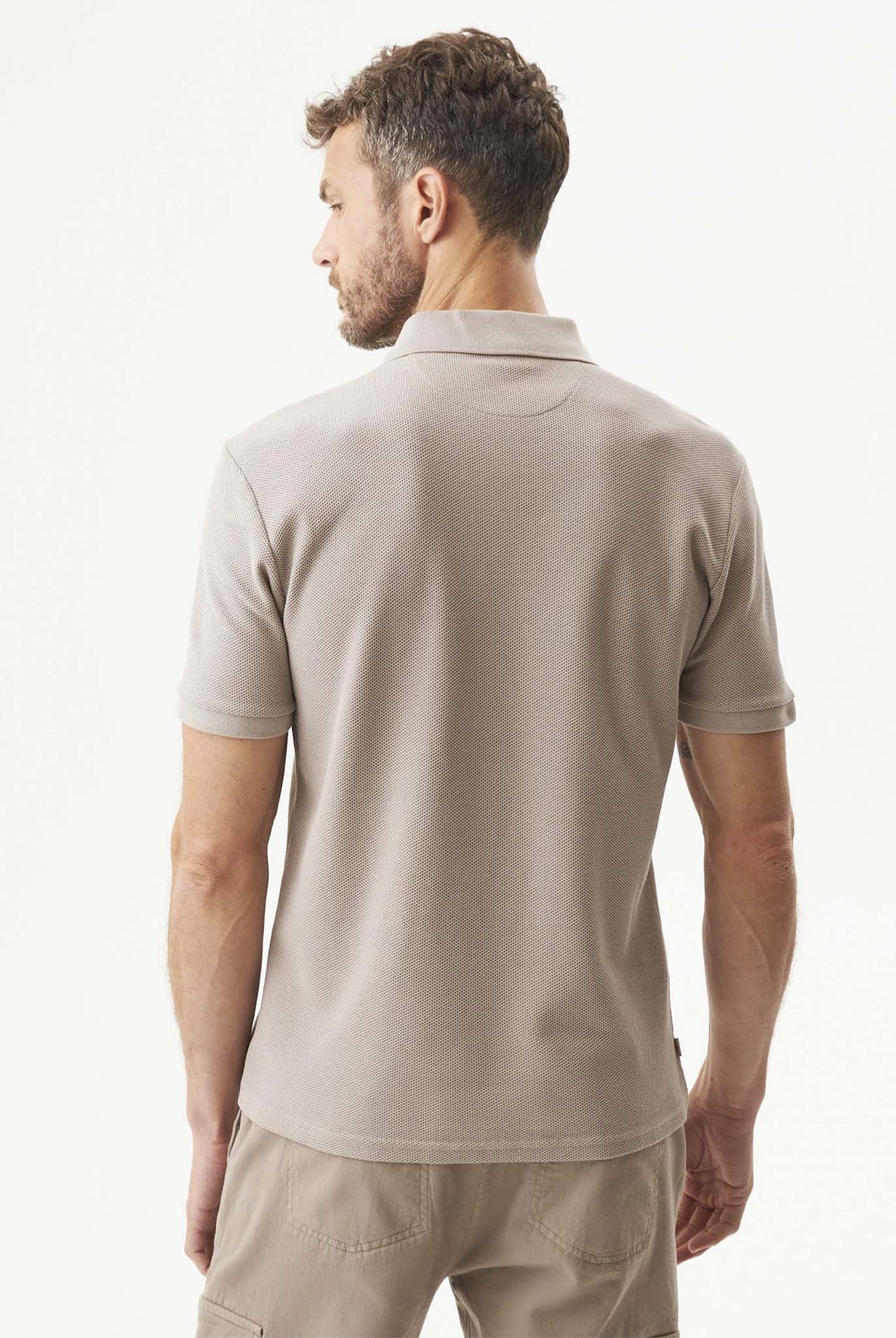 Camiseta Tipo Polo Chevignon Clásico Beige 063-609G008