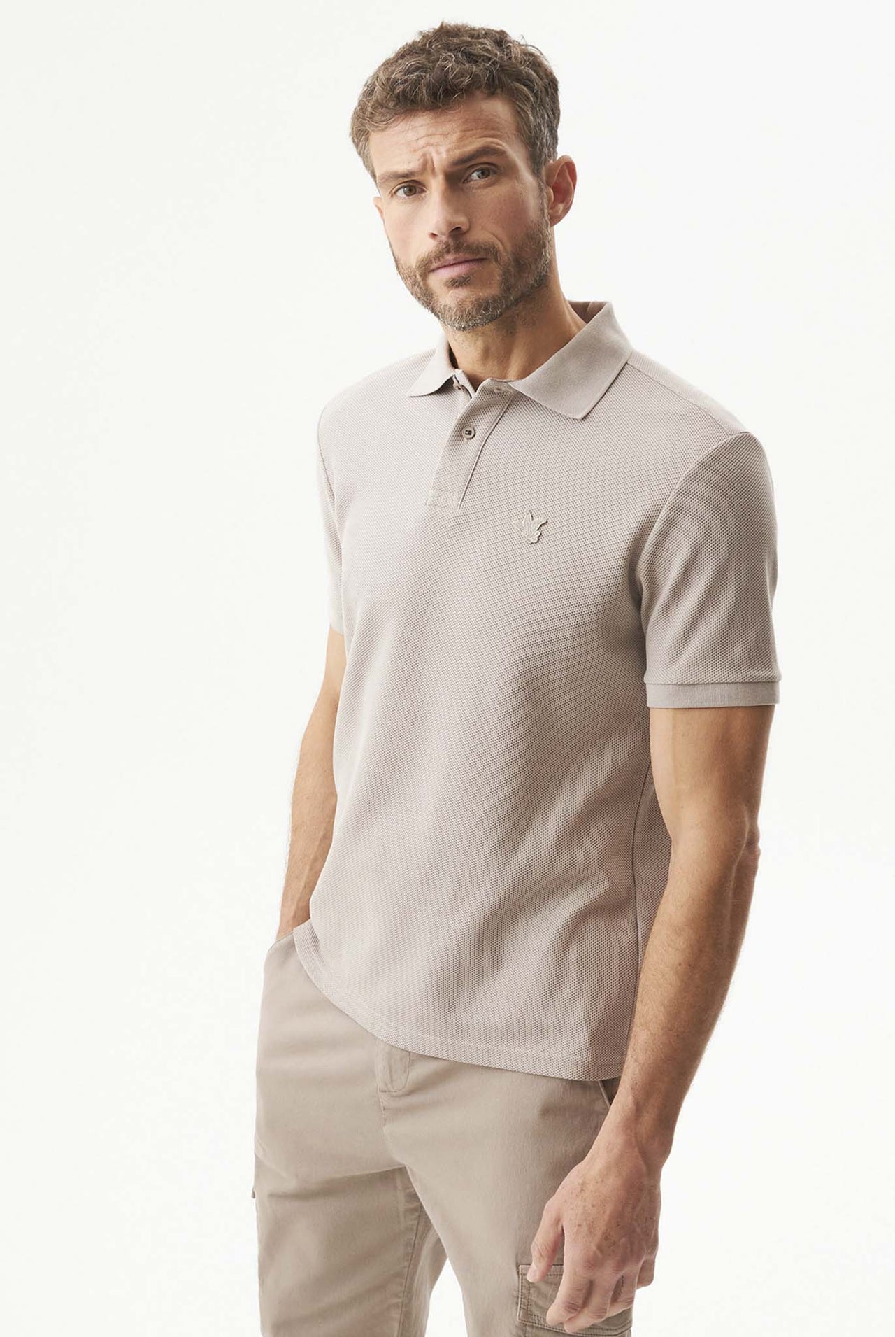 Camiseta Tipo Polo Chevignon Clásico Beige 063-609G008