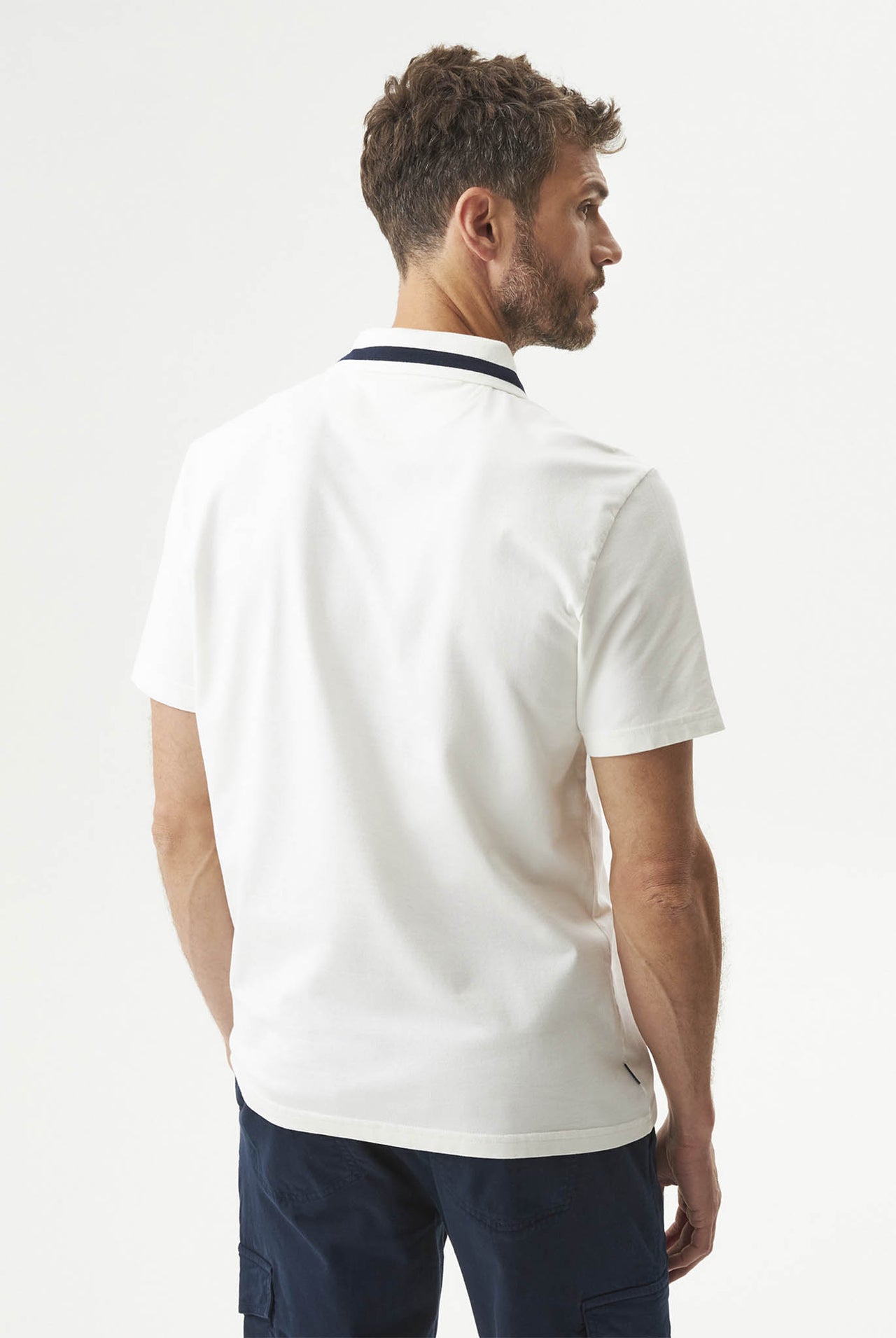 Camiseta Tipo Polo Chevignon Crudo 063-609G009