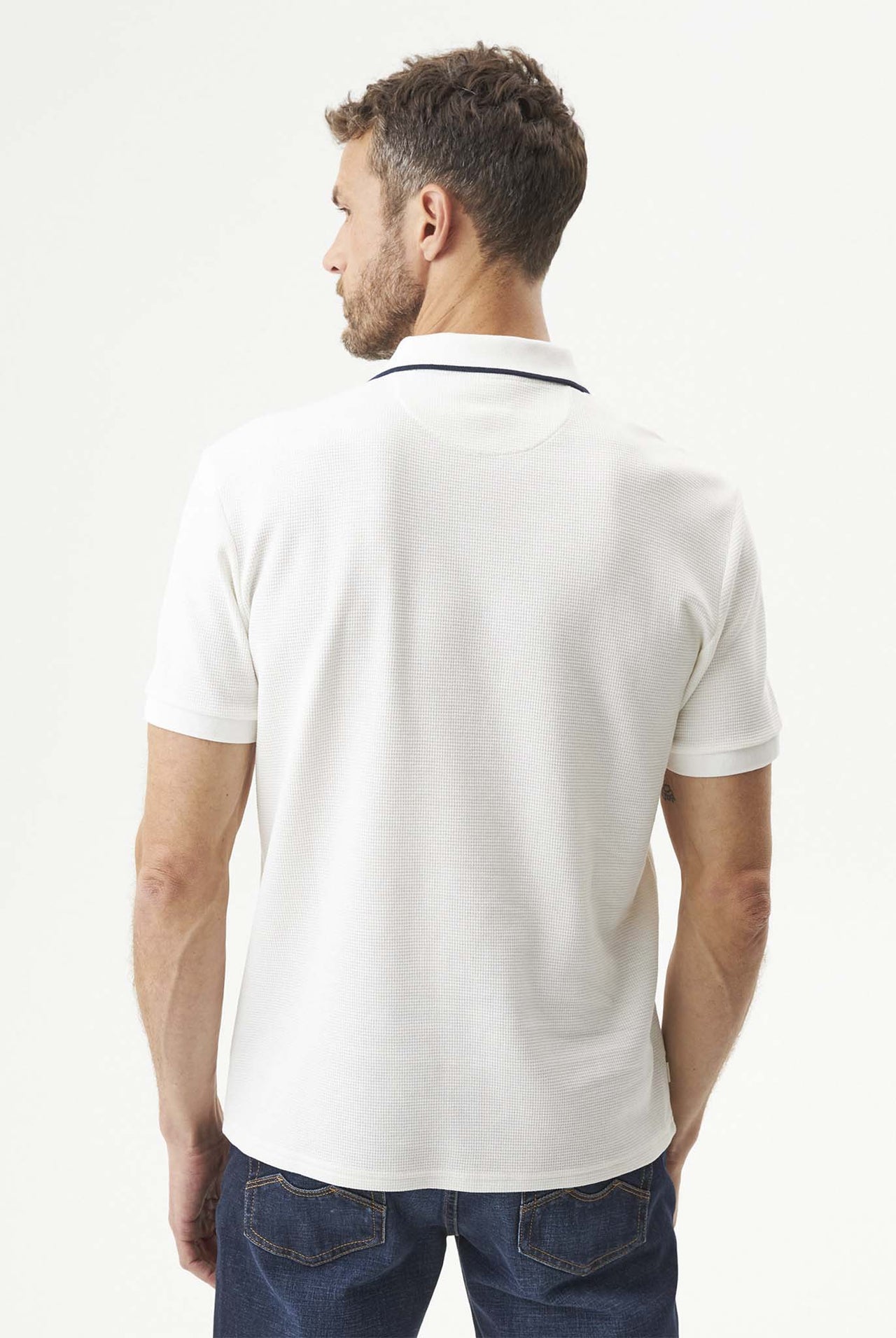 Camiseta Tipo Polo Chevignon Crudo 063-609G012