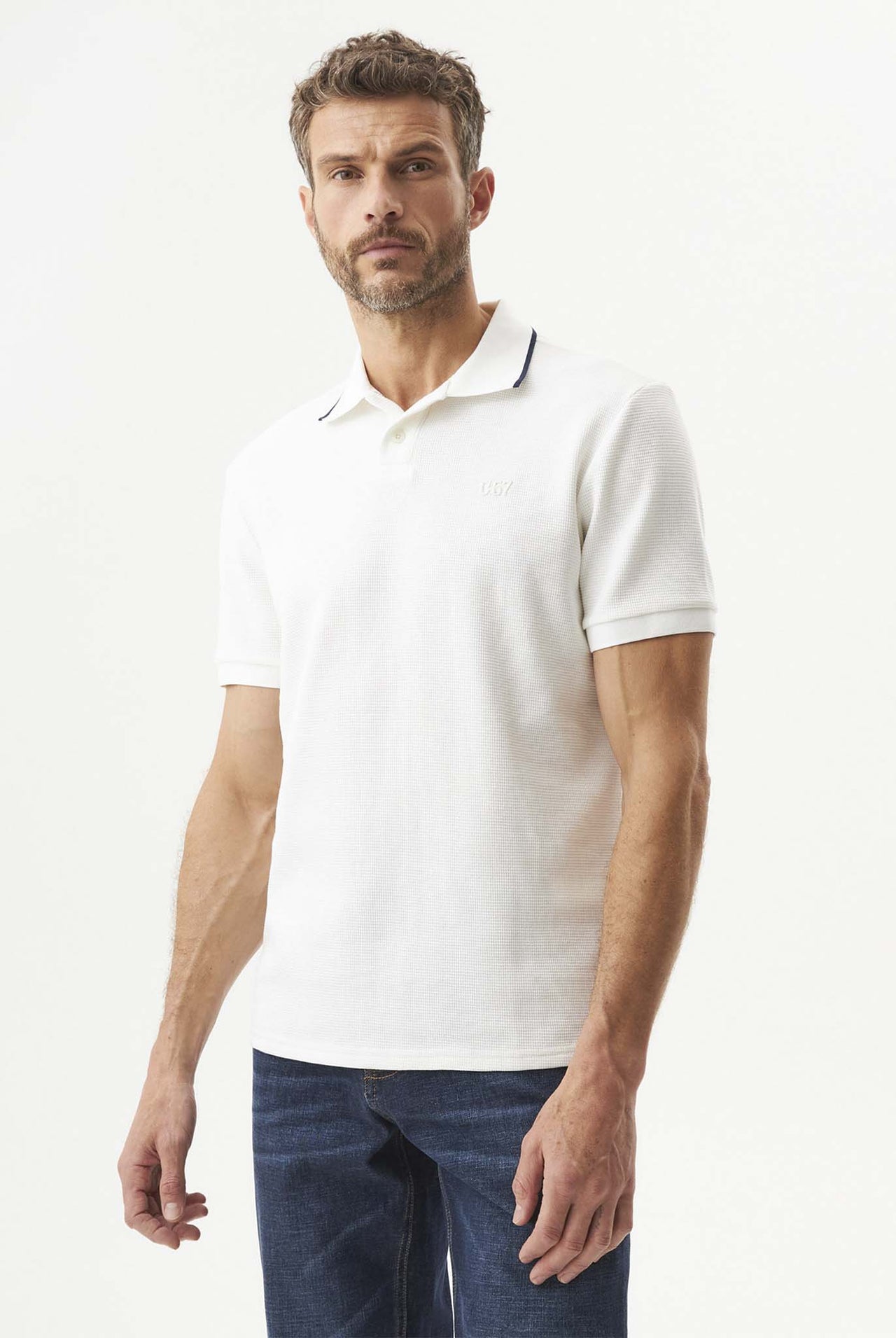 Camiseta Tipo Polo Chevignon Crudo 063-609G012