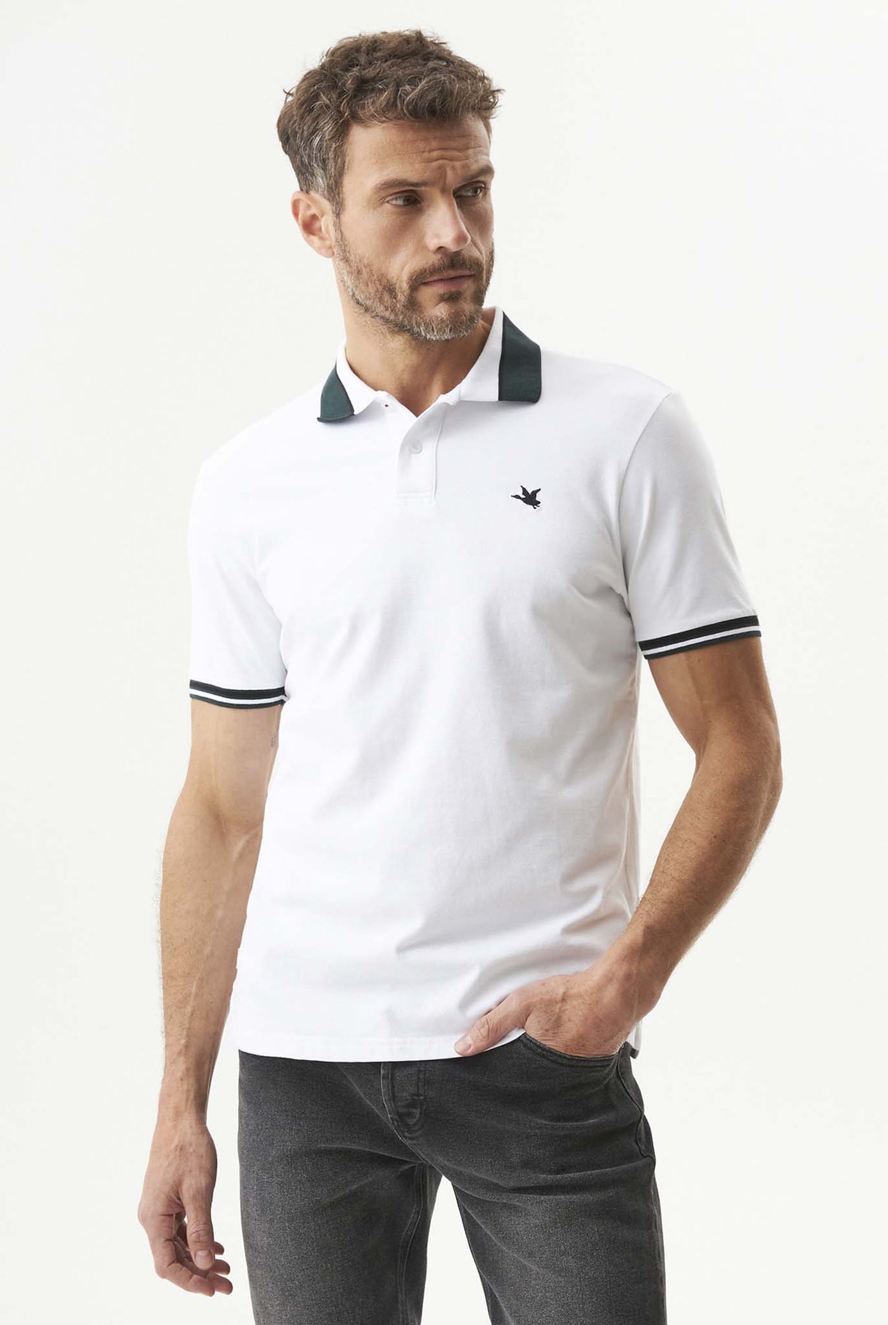 Camiseta Tipo Polo Chevignon Contraste 063-609G037