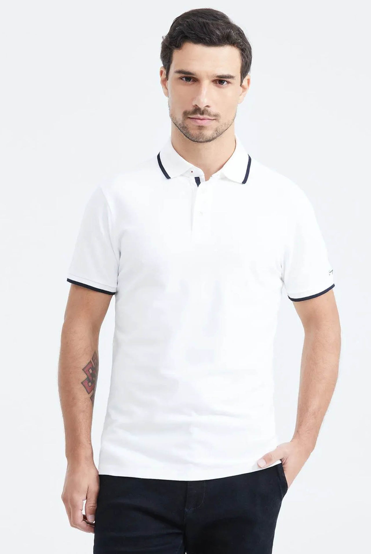 Camiseta Tipo Polo Chevignon Crudo 063-609F004