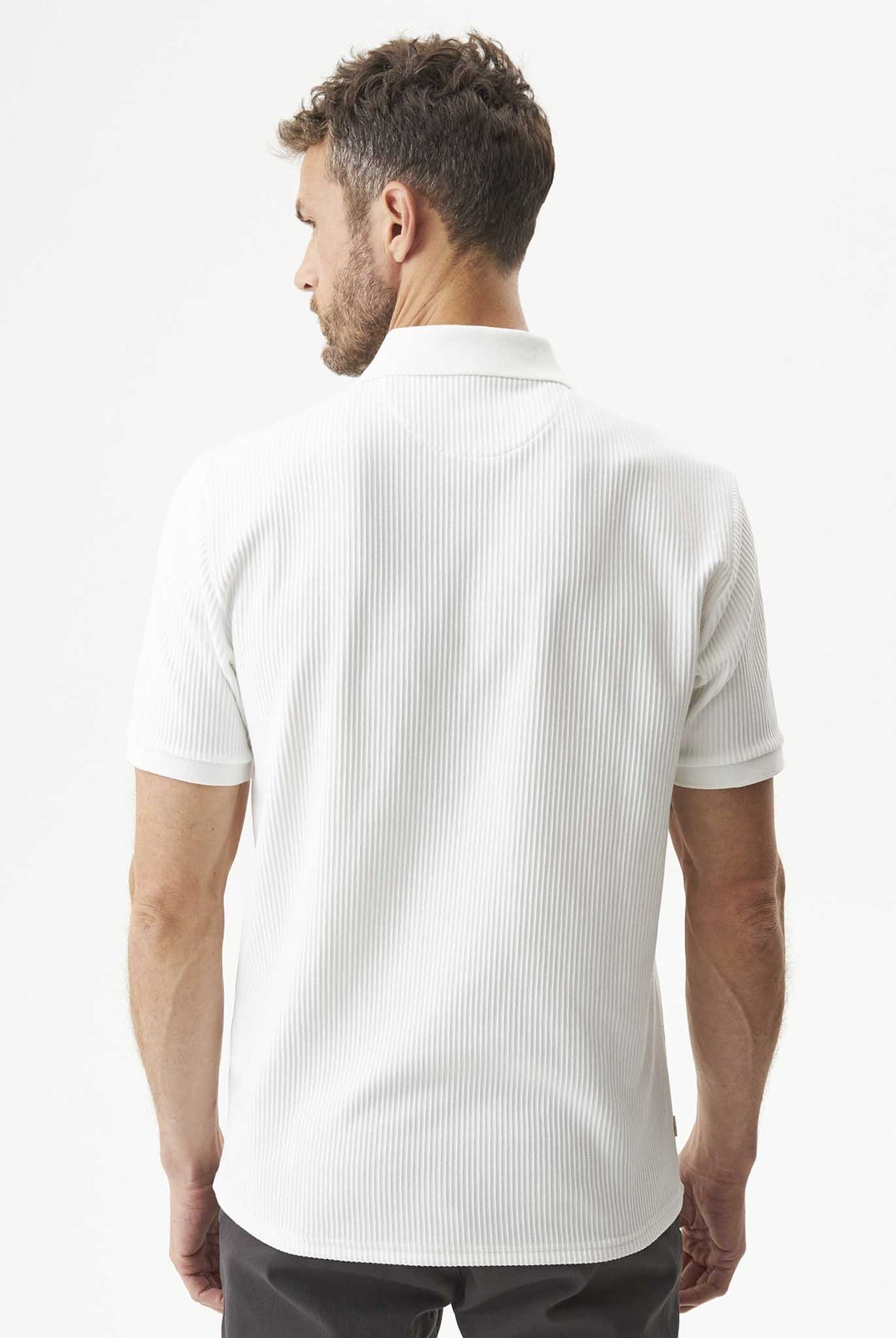 Camiseta Tipo Polo Chevignon De Textura Crudo 063-609G017