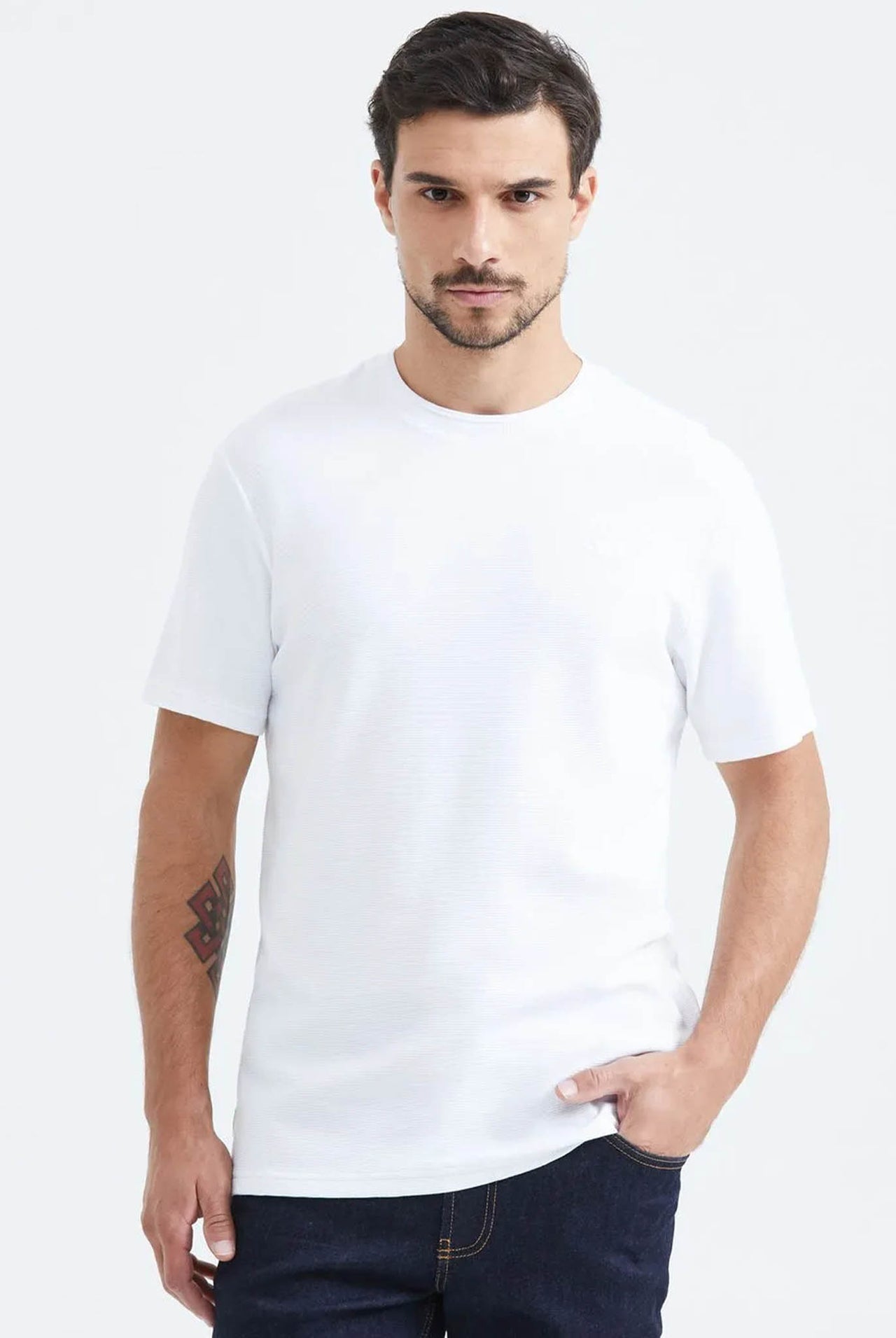 Camiseta Basica Estampada Chevignon Blanco 063-649F027