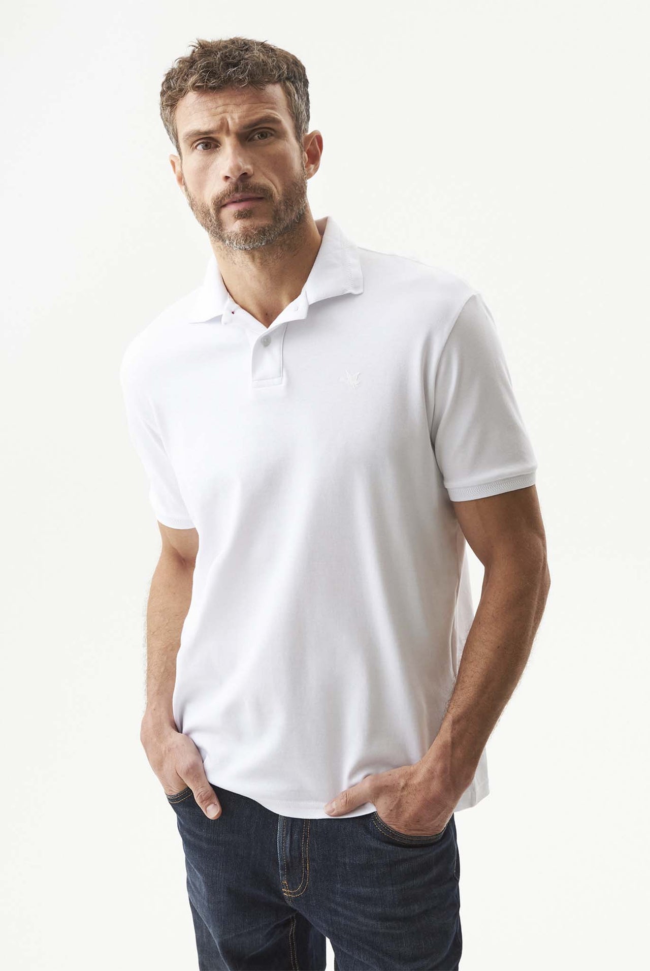 Camiseta Tipo Polo Chevignon Blanco 600A000