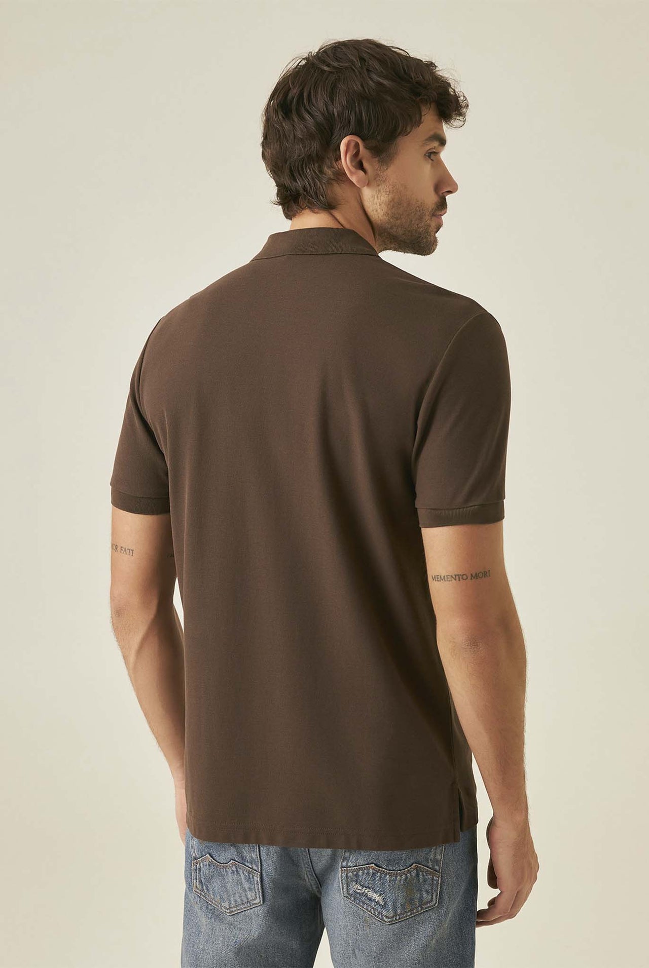 Camiseta Tipo Polo Chevignon Café 601H000