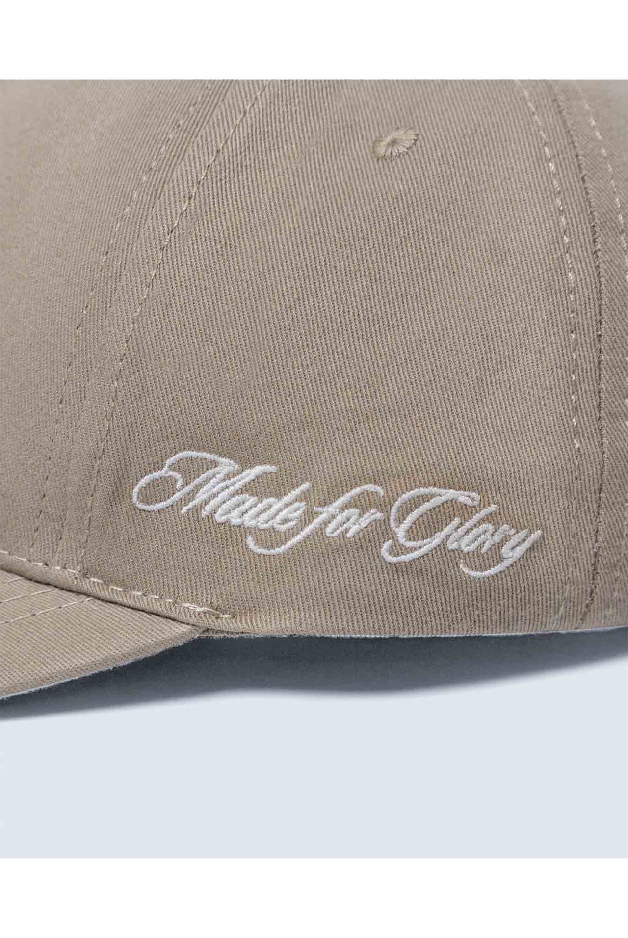 Gorra Americanino 6 Cascos Bordado A Caqui