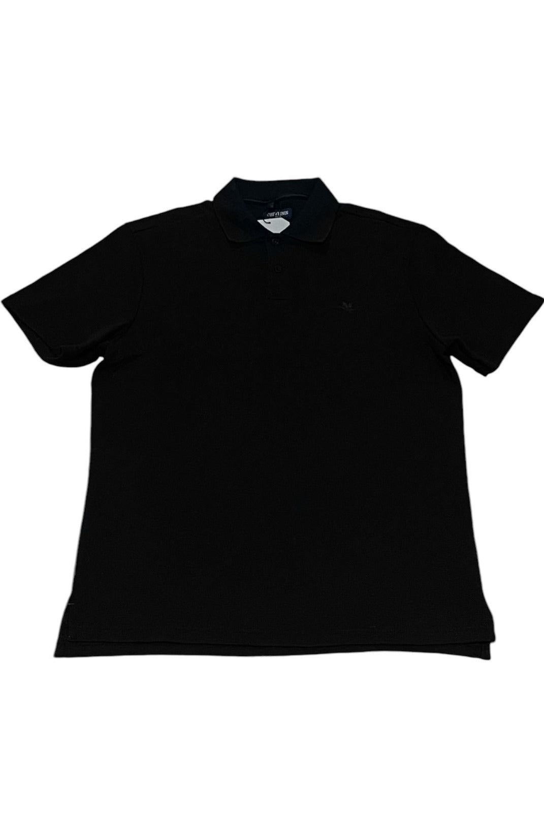 Polo Chevignon Slim Fit Negro Wafle Texture