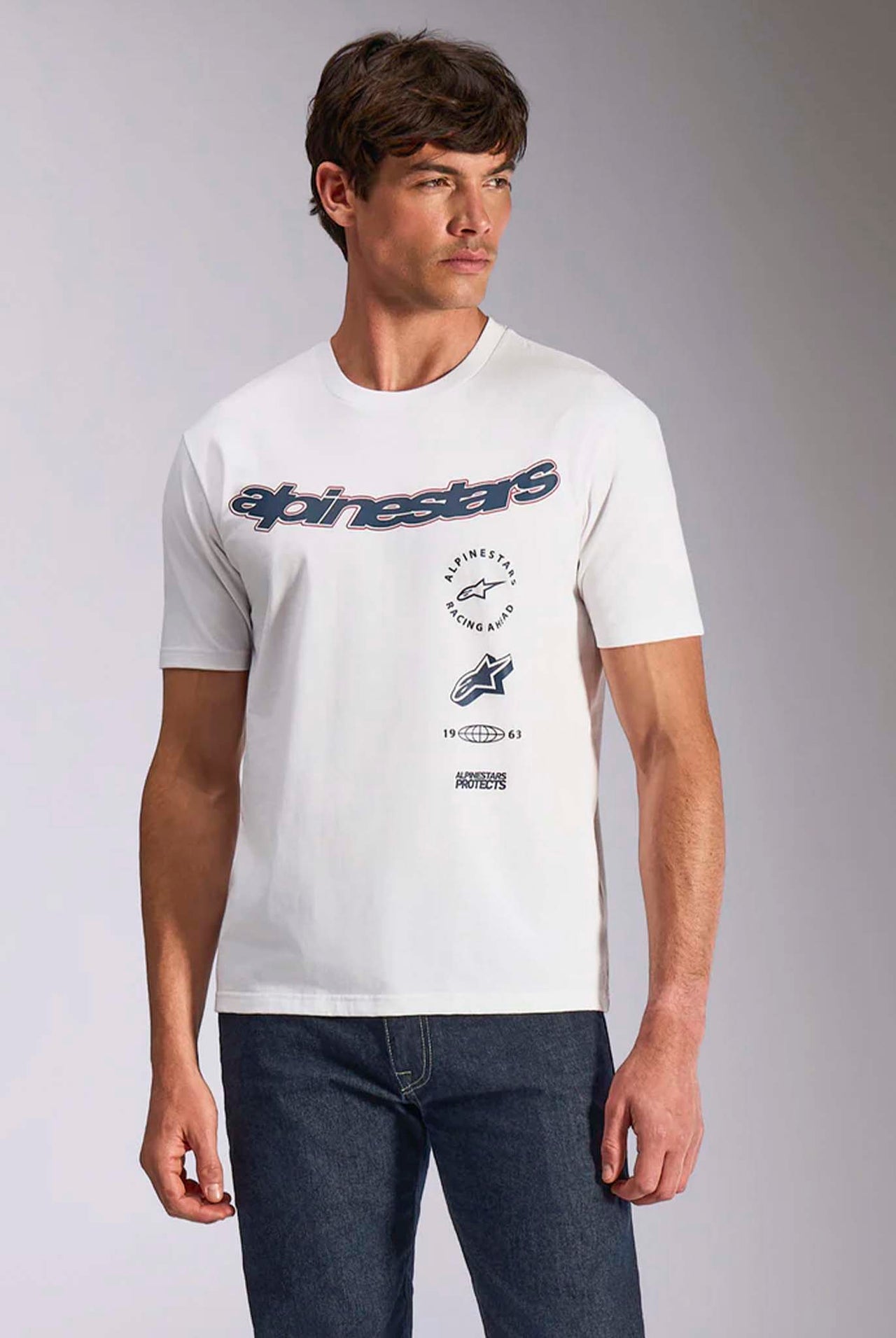 Camiseta Alpinestars Abus SS CSF White