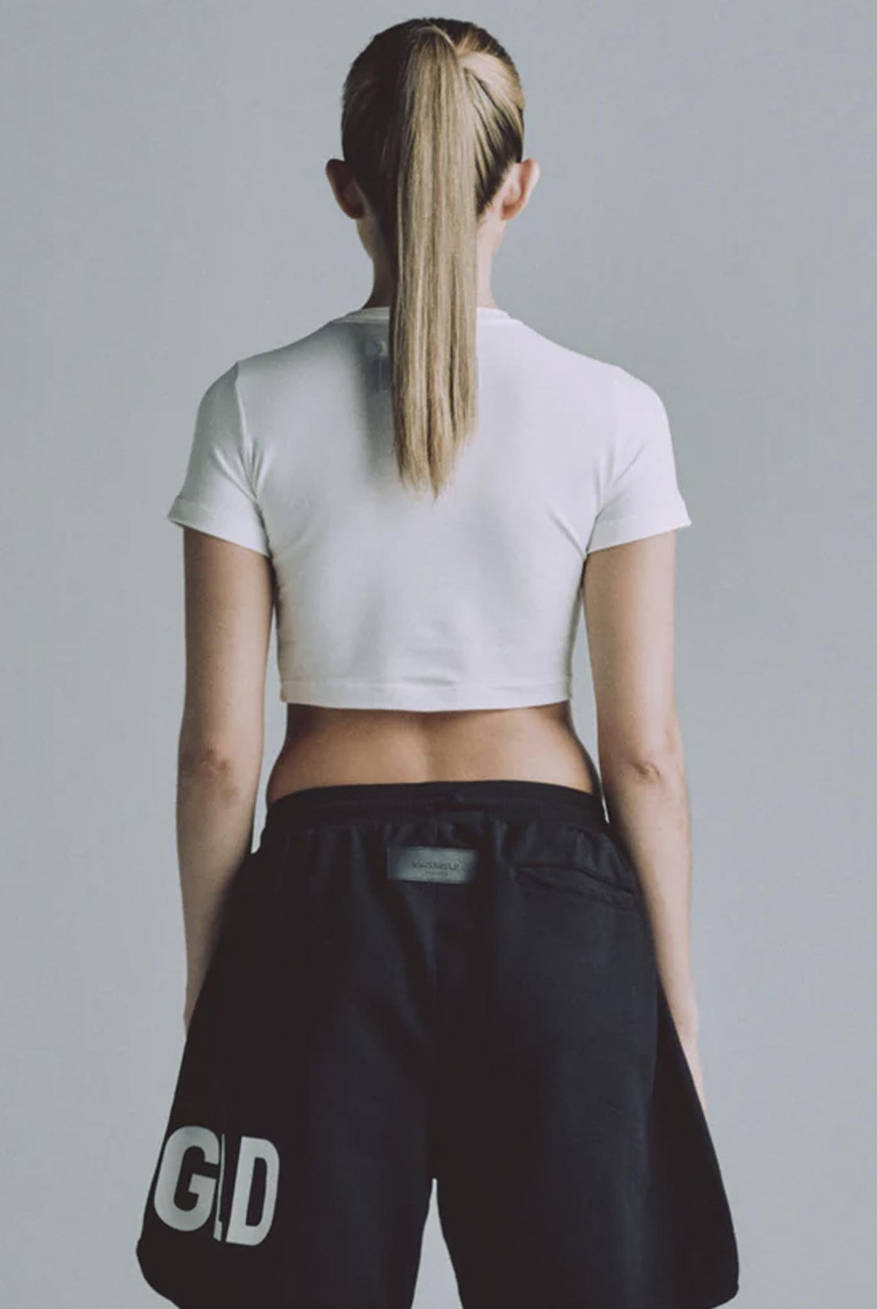 Crop Top Undergold Basics Baby Tee Blanco