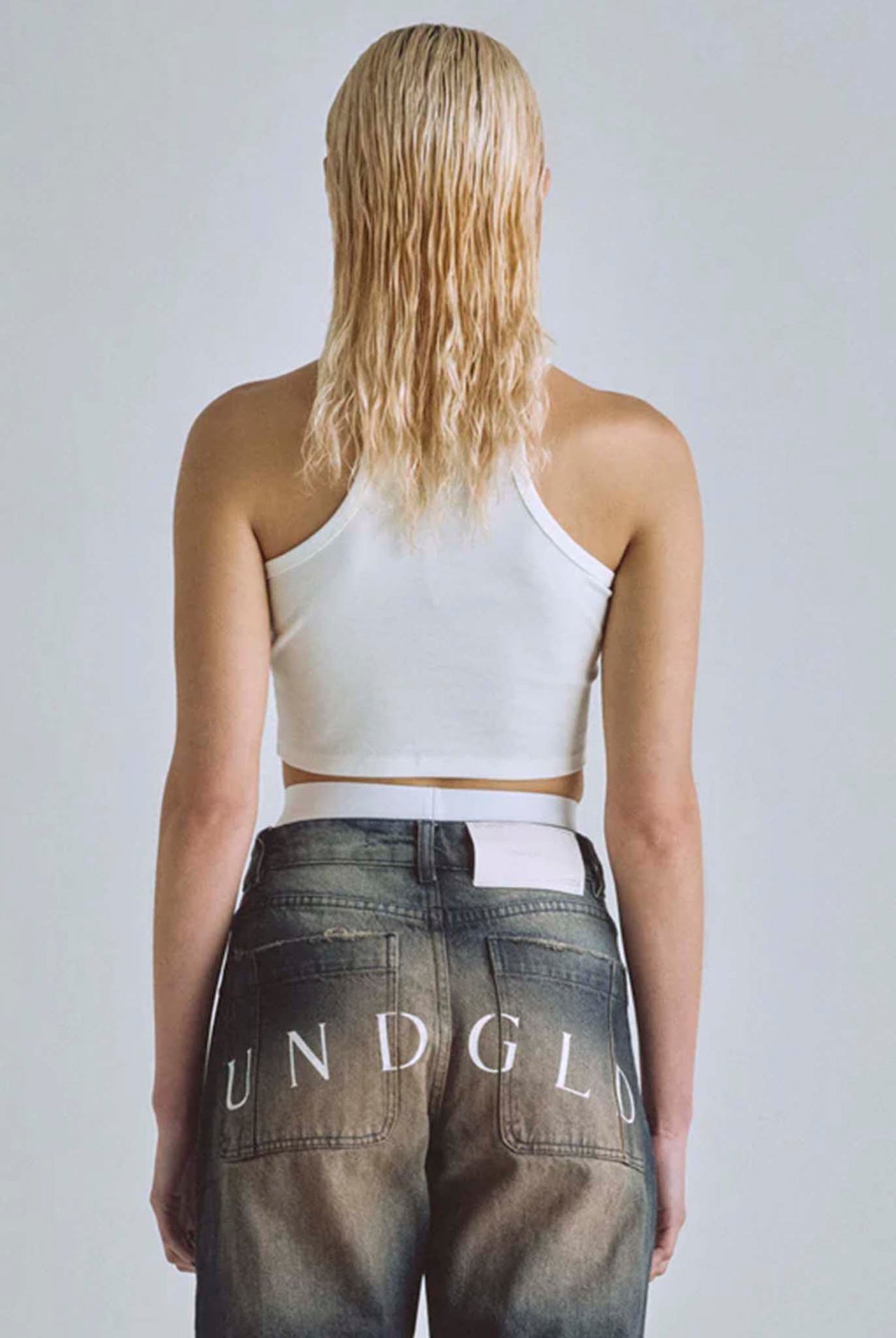 Crop Top Undergold Basics Studio Blanco