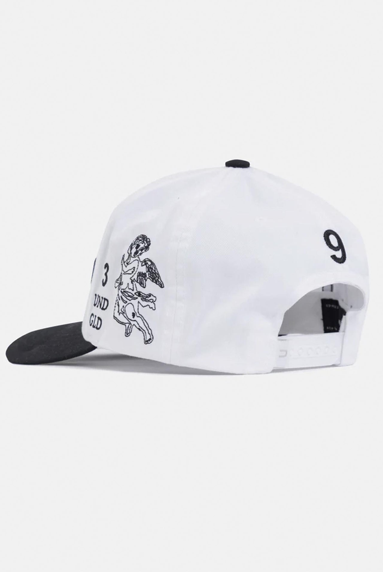 Gorra Undergold Basics Gods Plan High Crown White Black