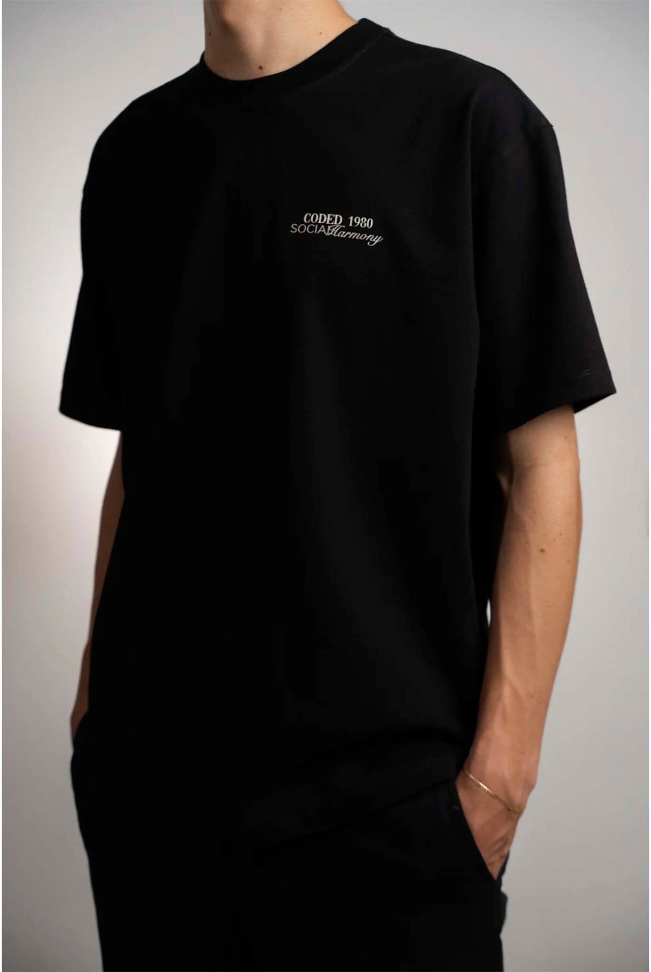 Camiseta Social Harmony Black Jack