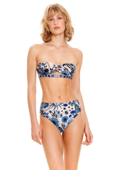 Bikini Agua Bendita Top Darya Embellished 12300 - Panty Penelope 12301