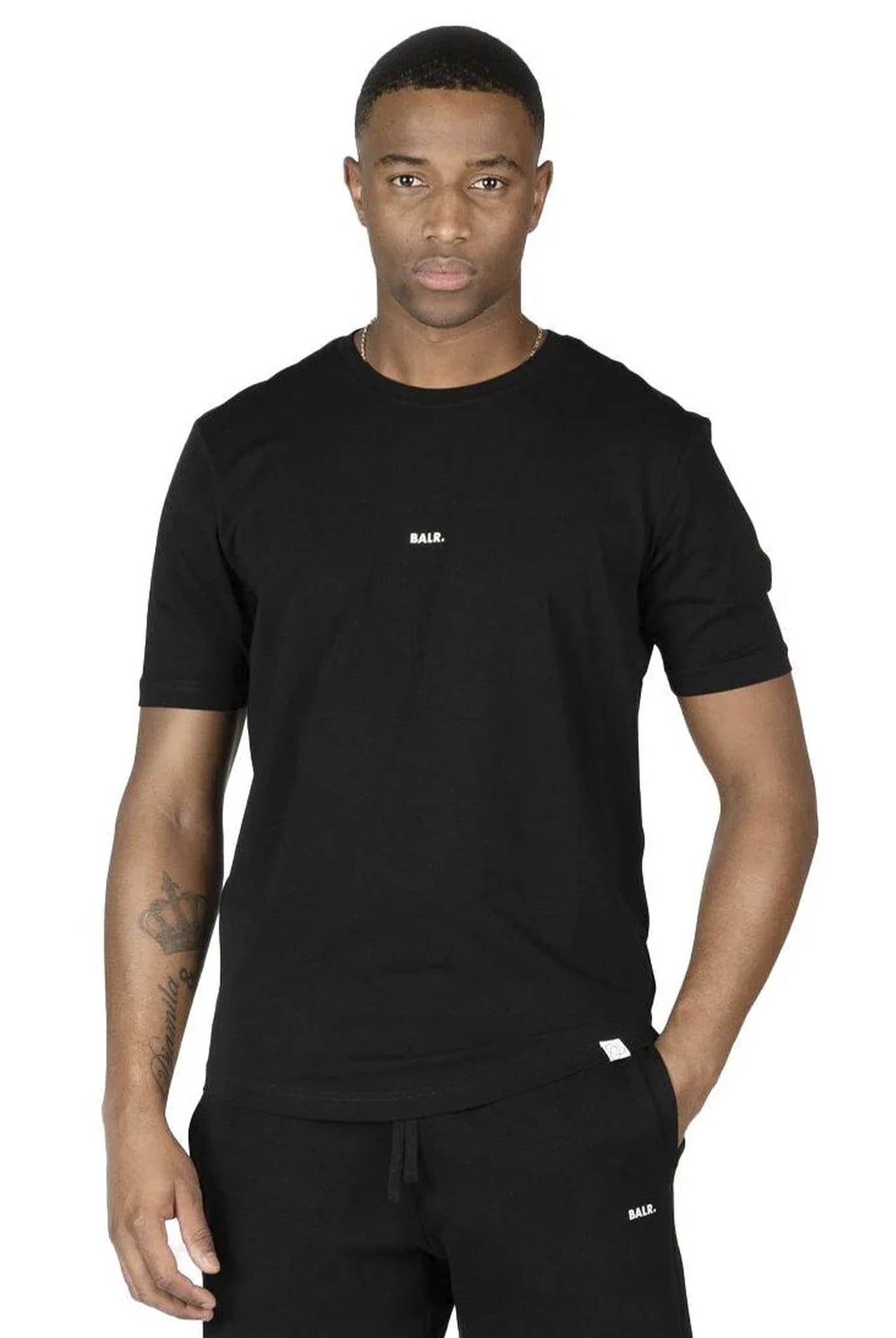 Camiseta Balr Brand Regular Fit Jet Black