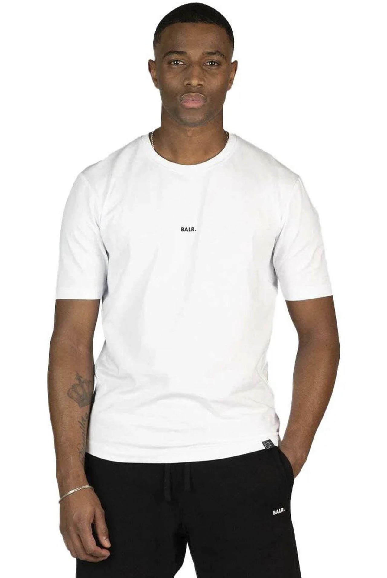 Camiseta Balr Brand Regular Fit Bright White