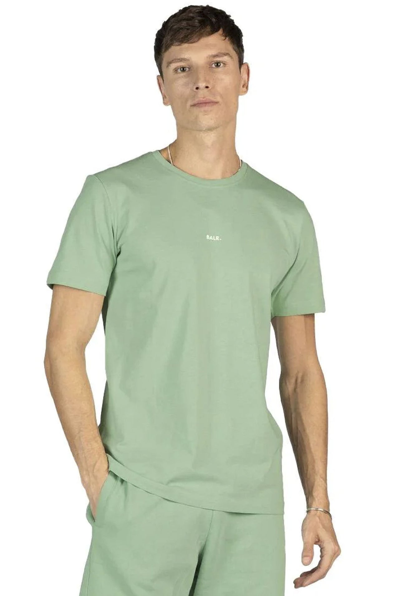 Camiseta Balr Brand Regular Fit Quiet Green