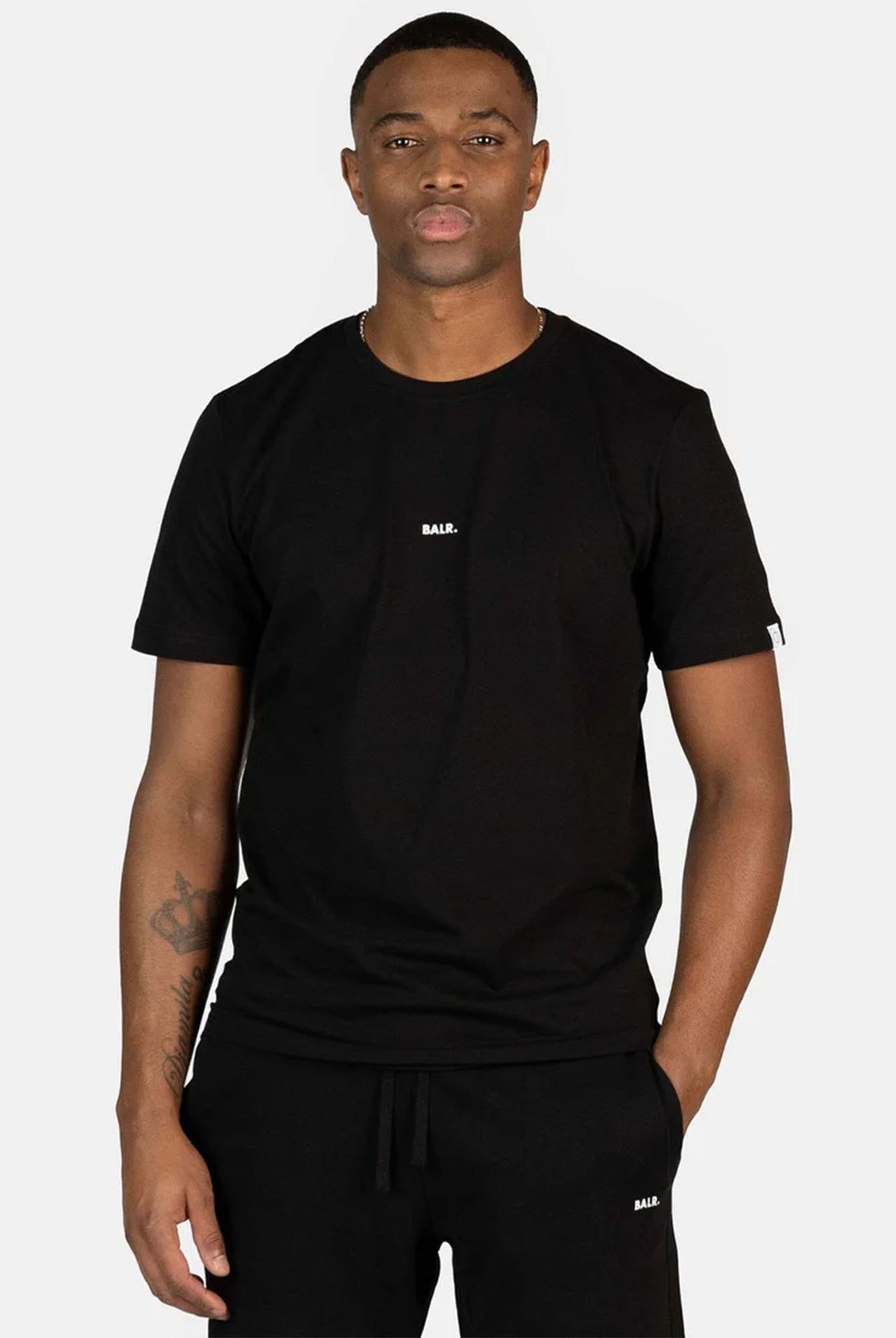 Camiseta Balr Brand Slim Fit Jet Black