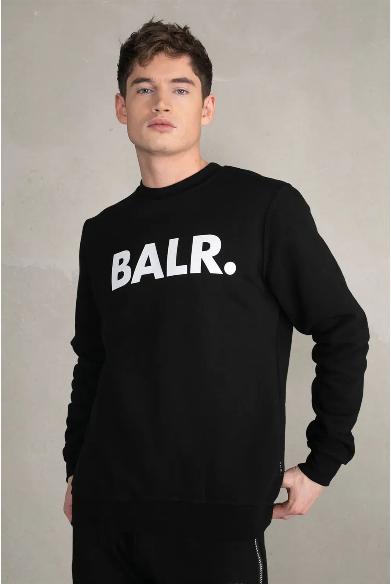 Buzo Balr Brand Straight Crewneck Black