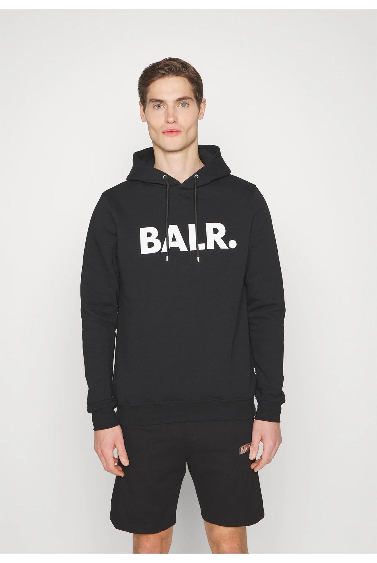 Buzo Balr Brand Straight Hoodie Jet Negro