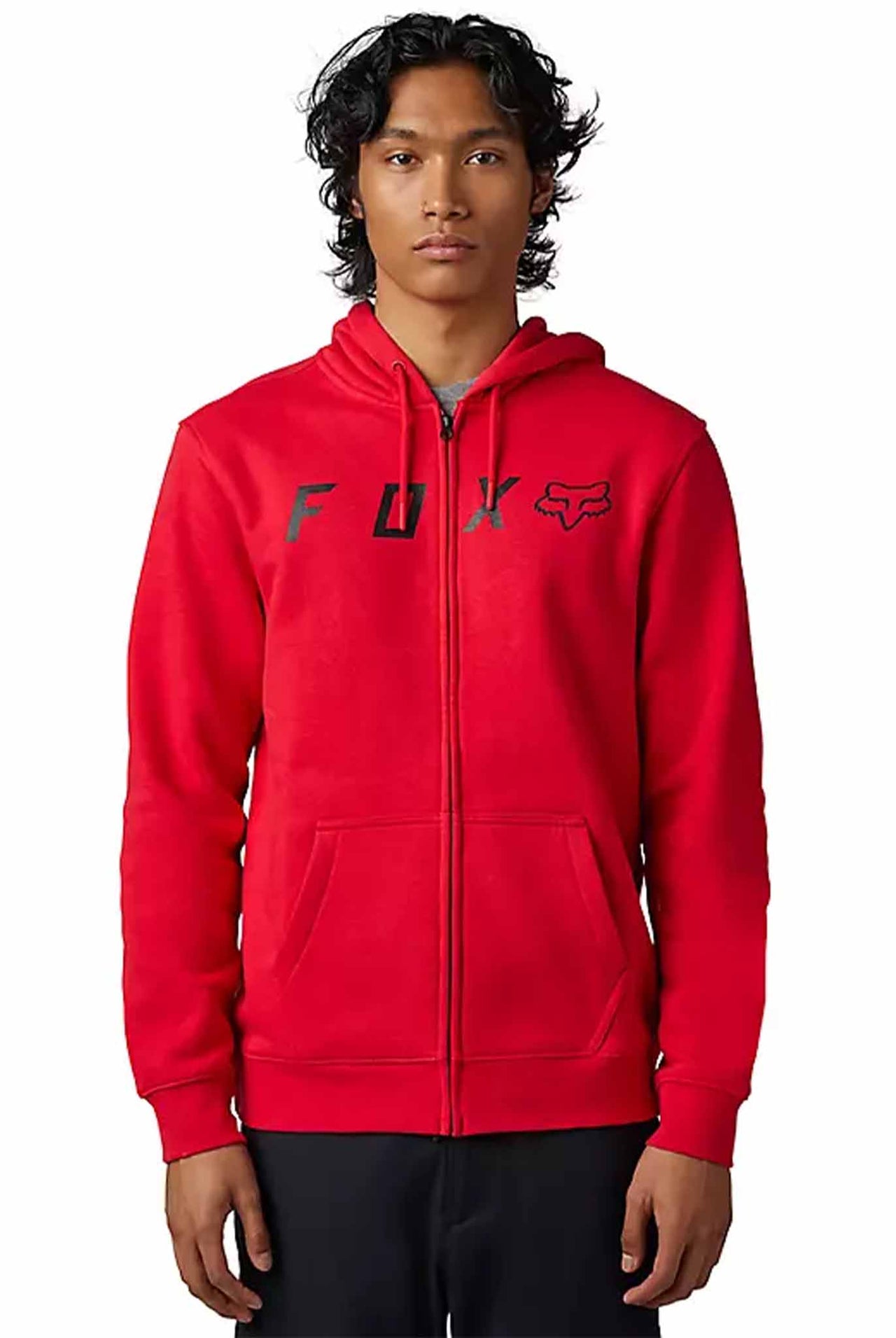 Buzo Fox Absolute Zip Fleece Rojo