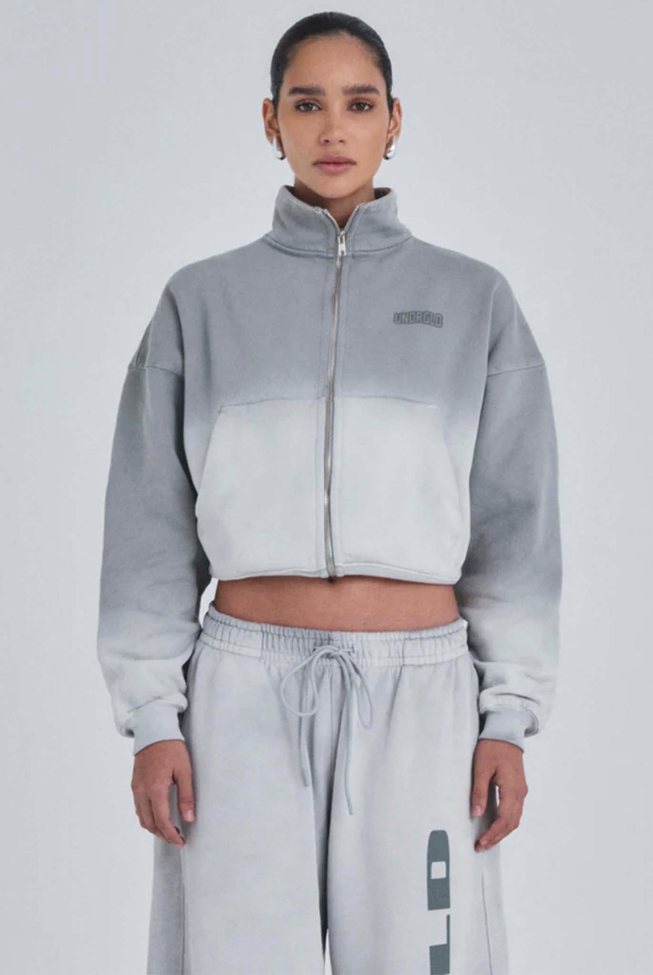 Buzo Undergold Holy State UNDRGLD Turtle Neck Boxy Fit Faded Gray