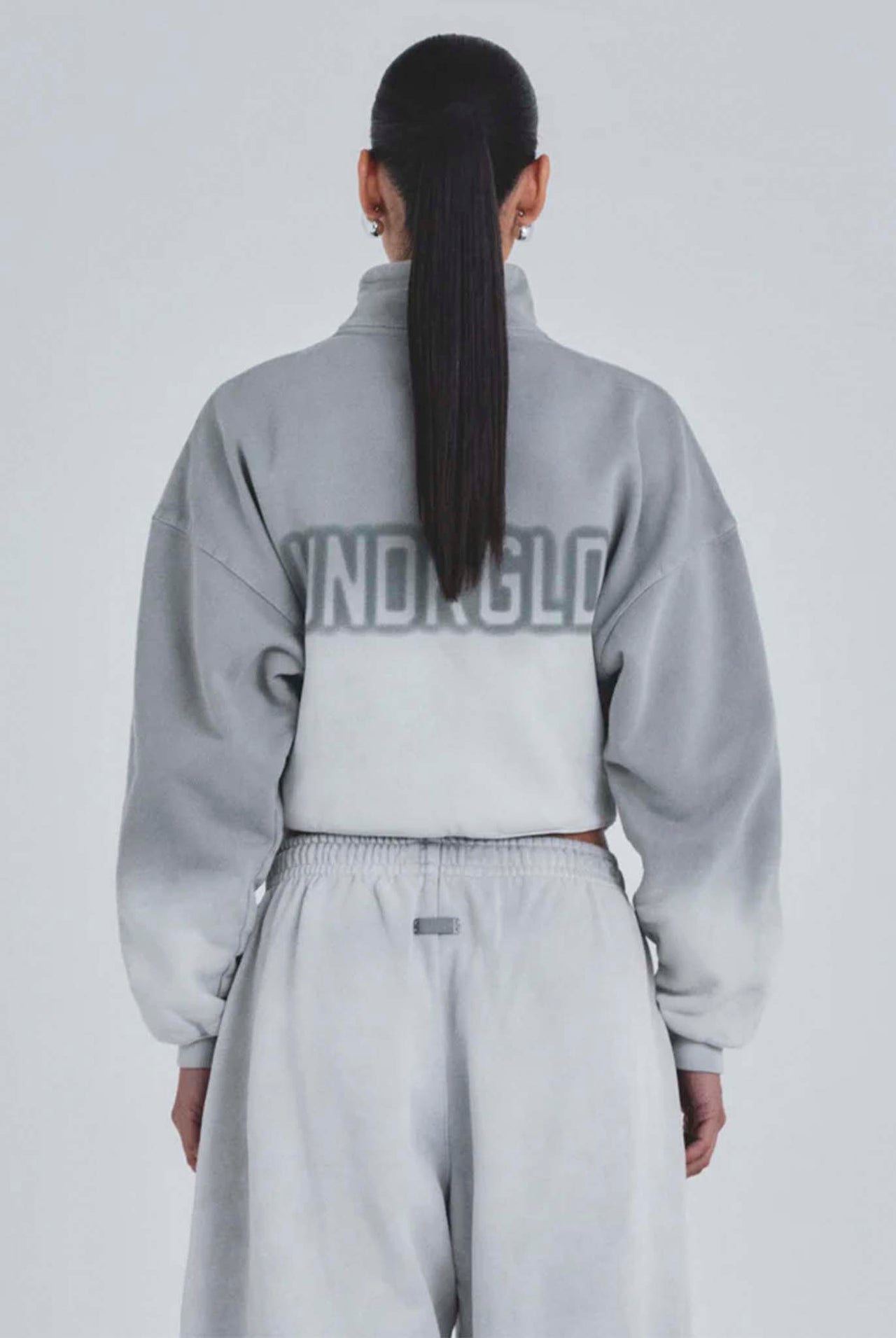 Buzo Undergold Holy State UNDRGLD Turtle Neck Boxy Fit Faded Gray