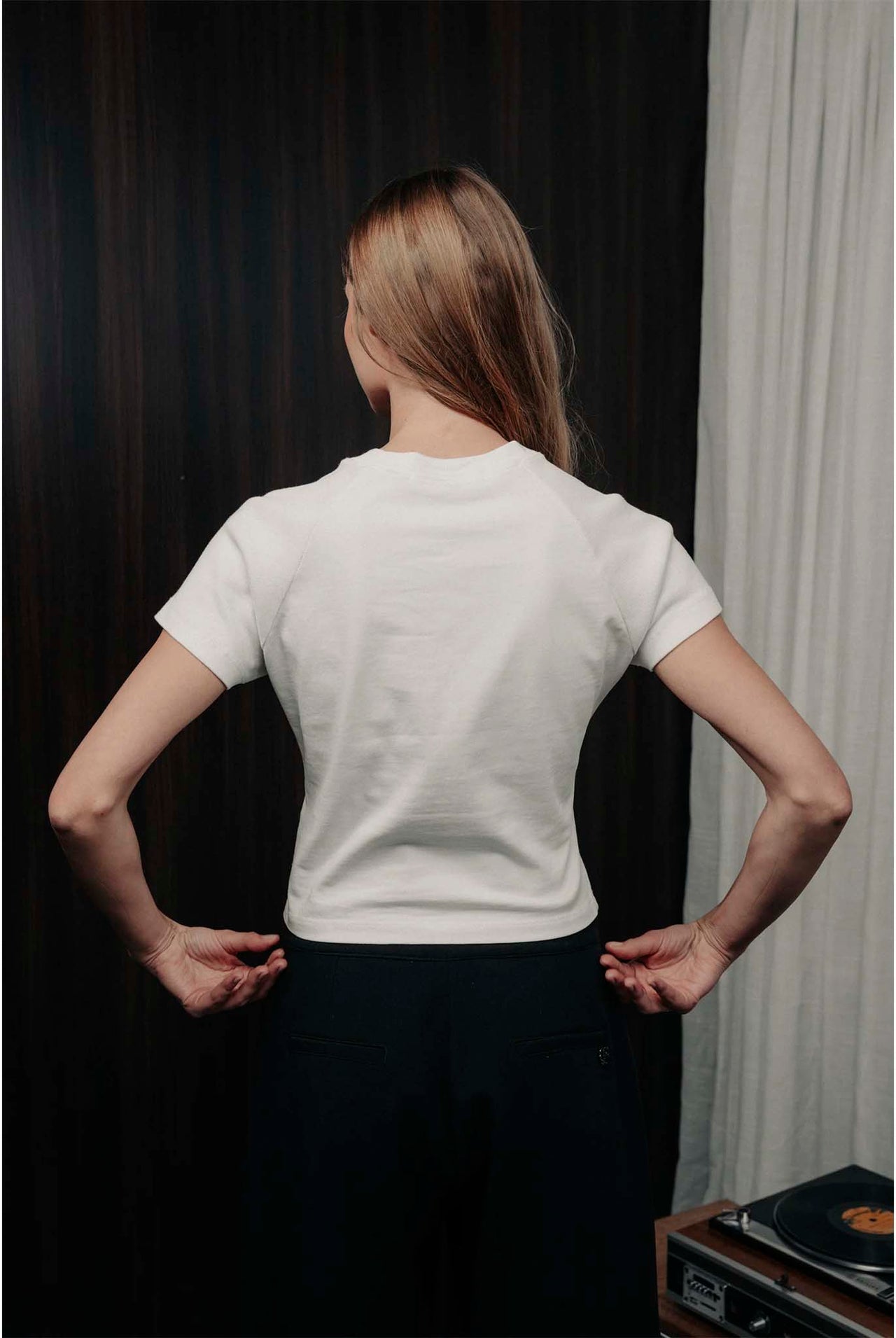 Top Blow Up Short Sleeve Ivory C7M-1010