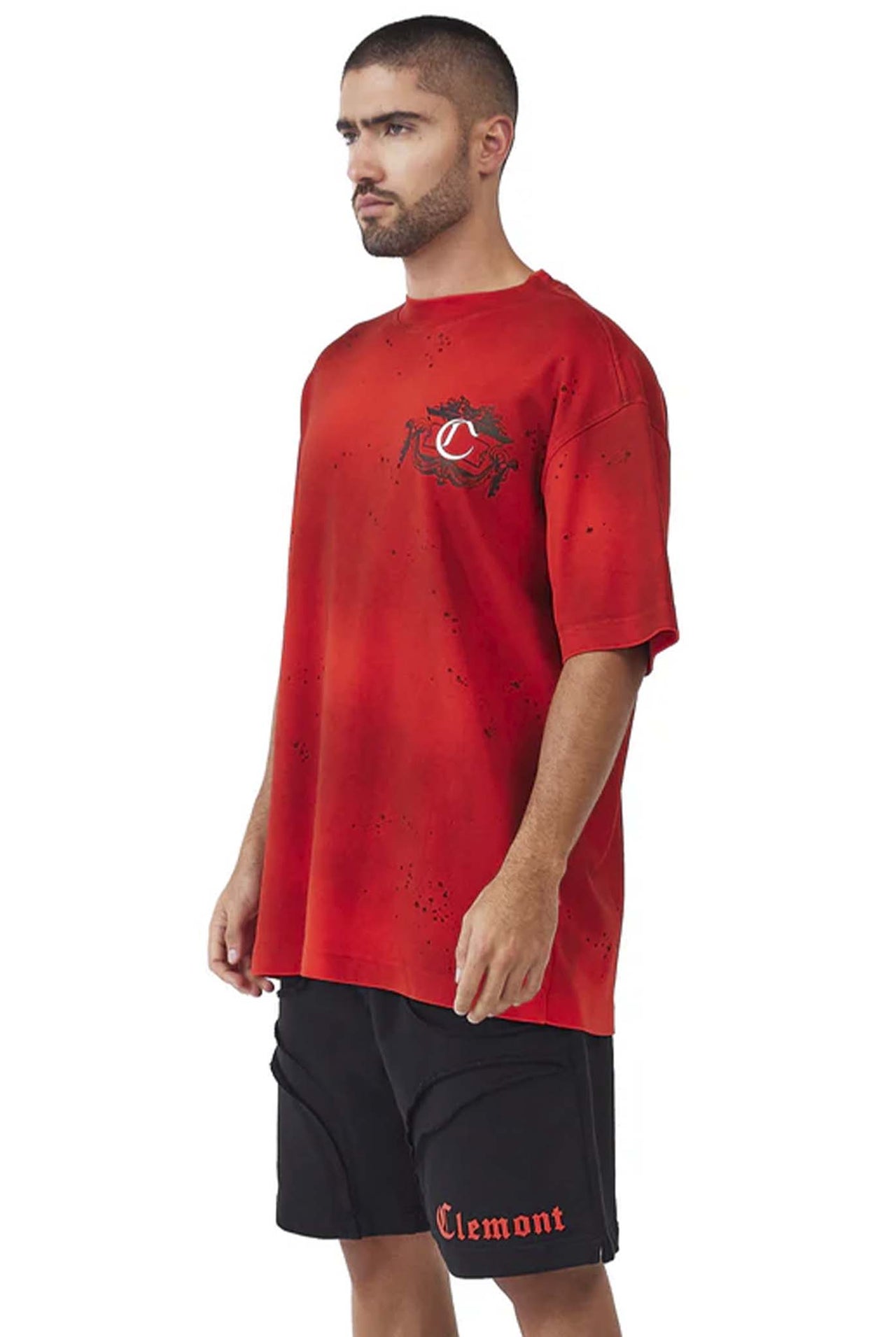 Camiseta Clemont Oversized Disordine Rojo 10101520