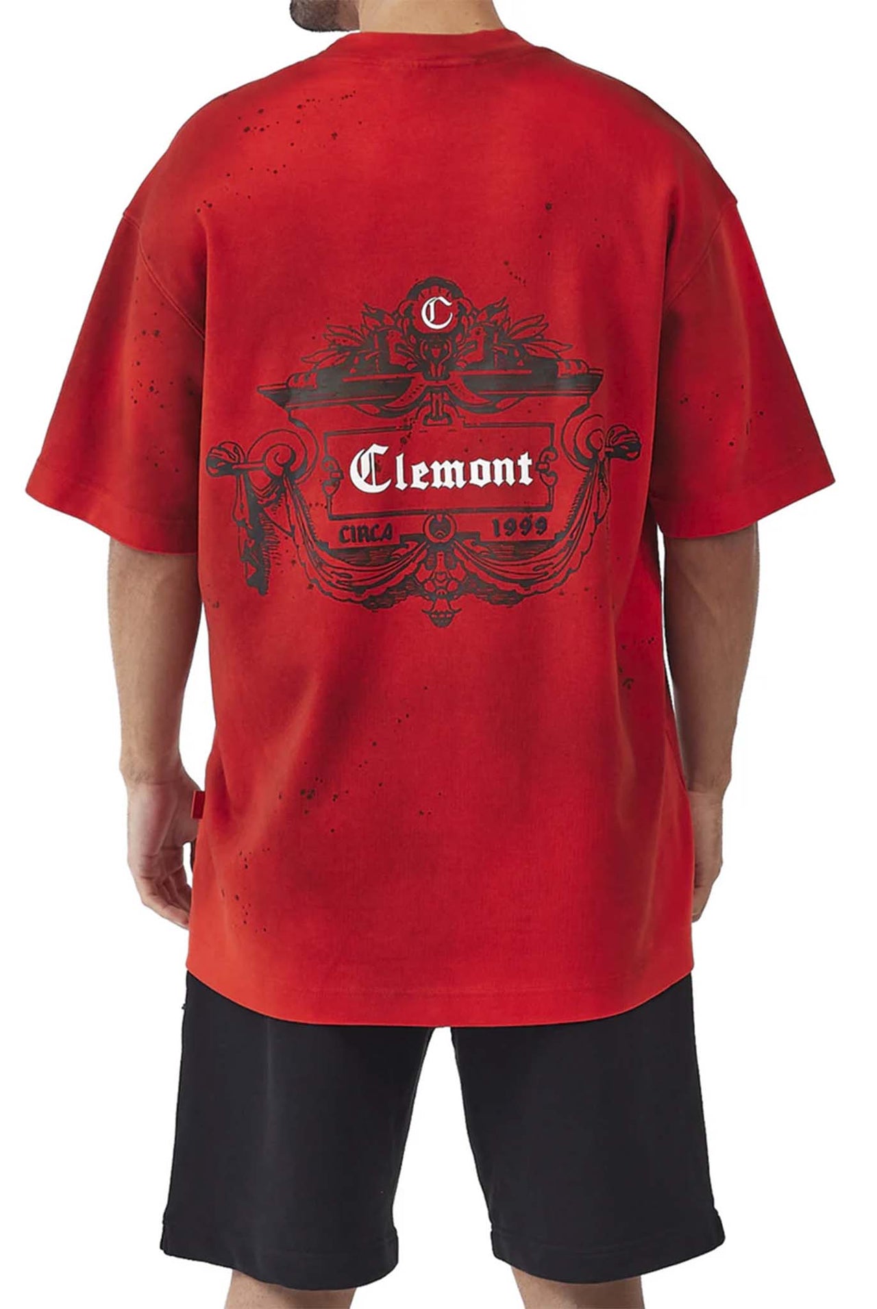 Camiseta Clemont Oversized Disordine Rojo 10101520