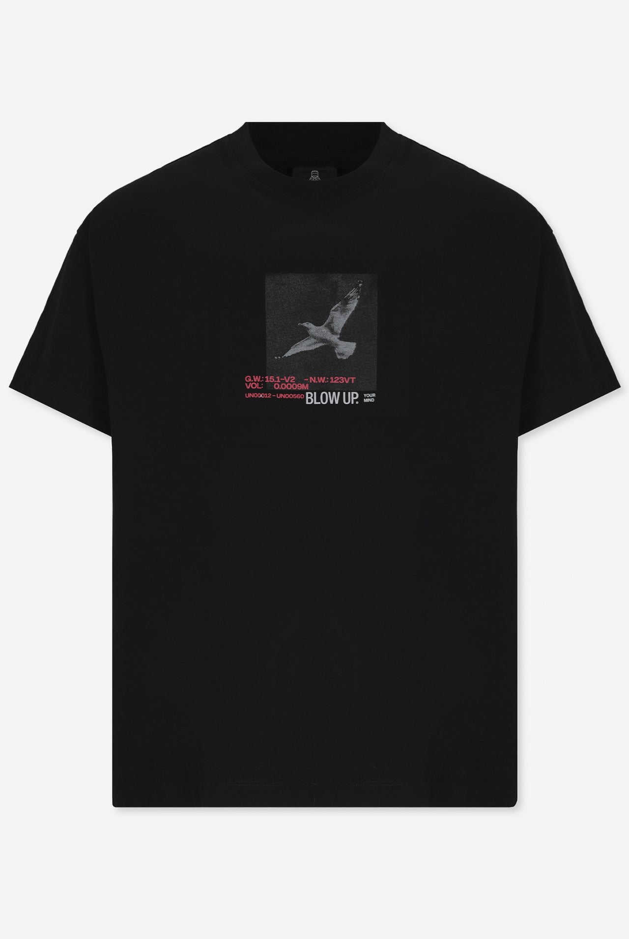 Camiseta Blow Up Regular Fit Negro CR18-1100