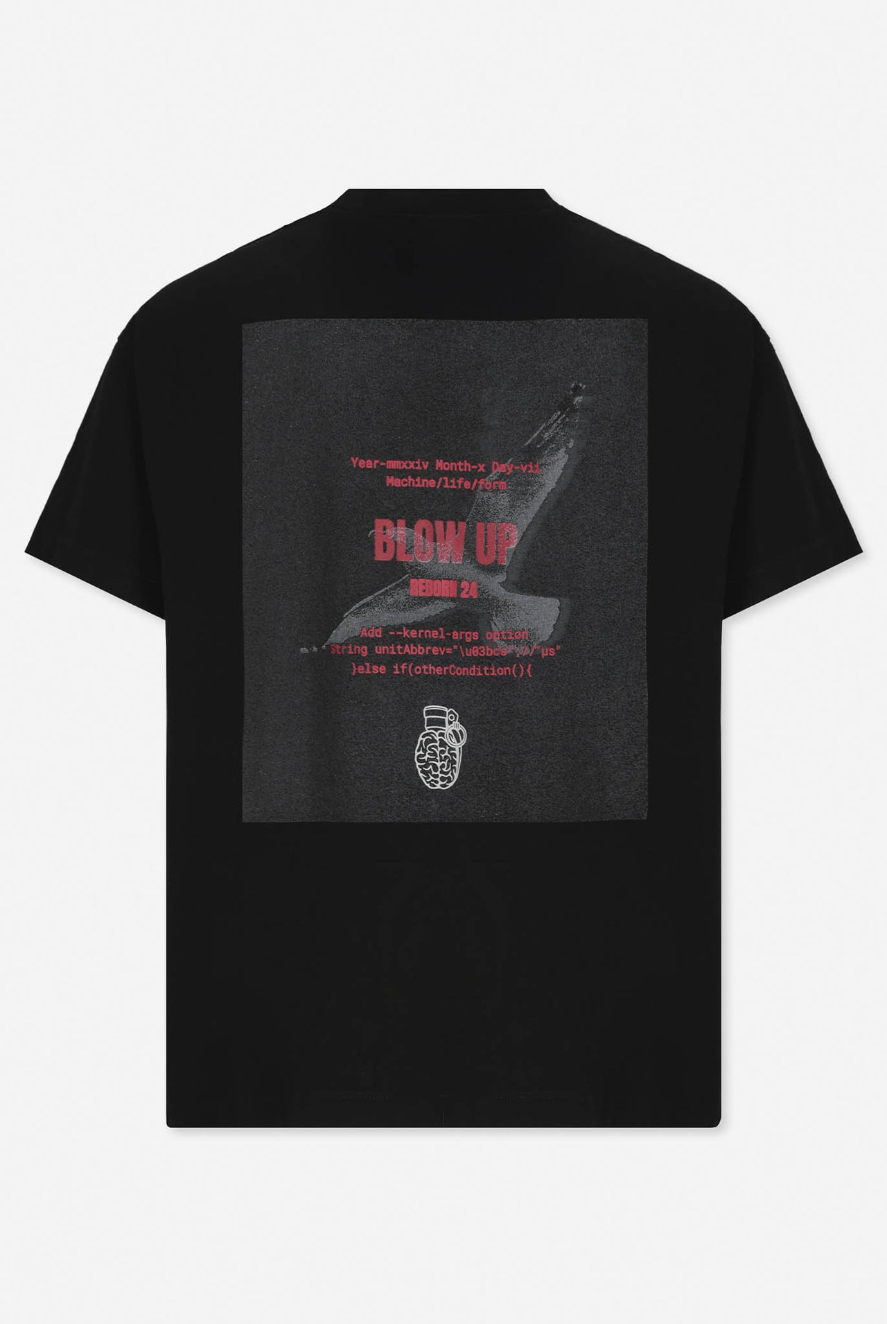 Camiseta Blow Up Regular Fit Negro CR18-1100