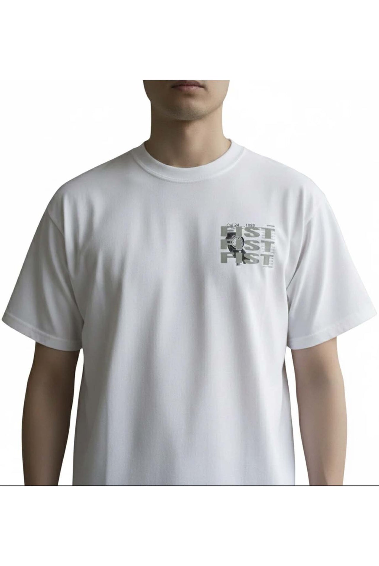 Camiseta Fist Cris Grey