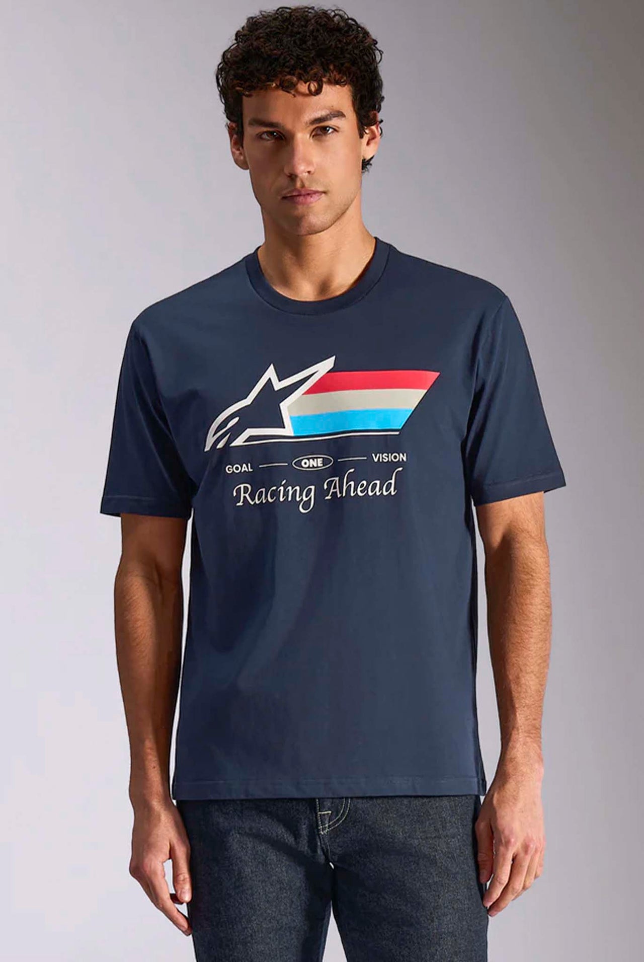 Camiseta Alpinestars Trifecta SS CSF Navy