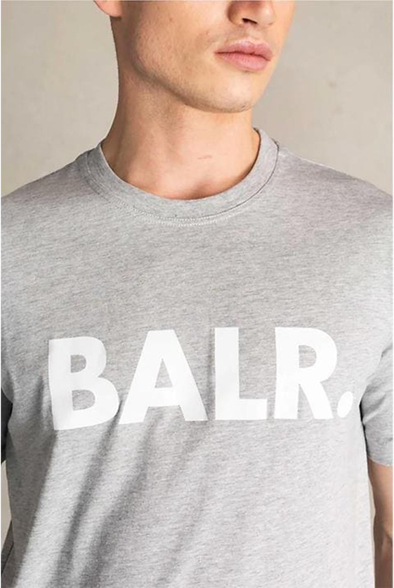 Camiseta Balr Brand Straight Gris