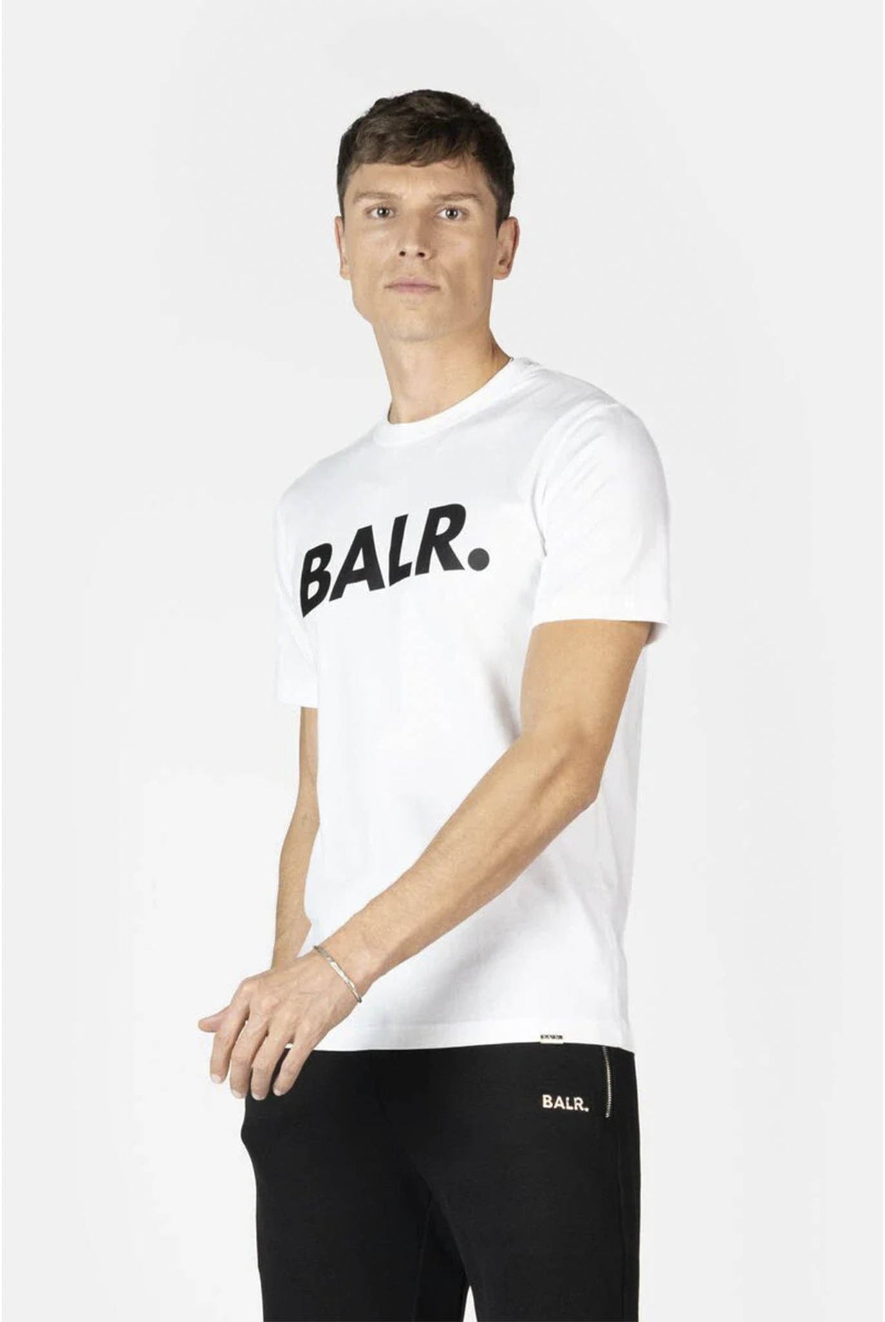 Camiseta Balr Brand Straight Blanco
