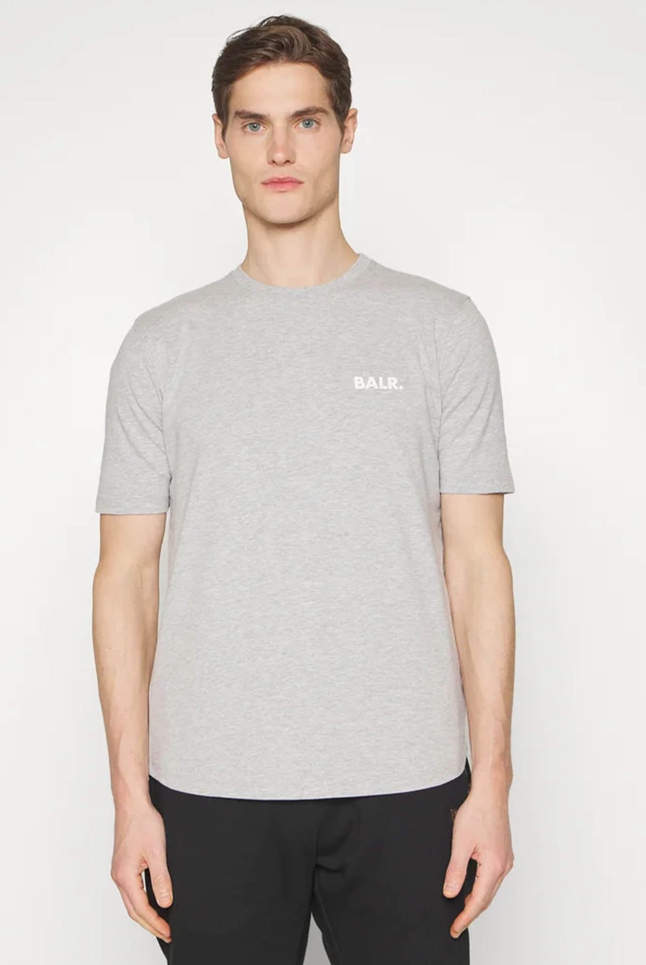 Camiseta Balr Deportiva Con Logo Pequeño Gris