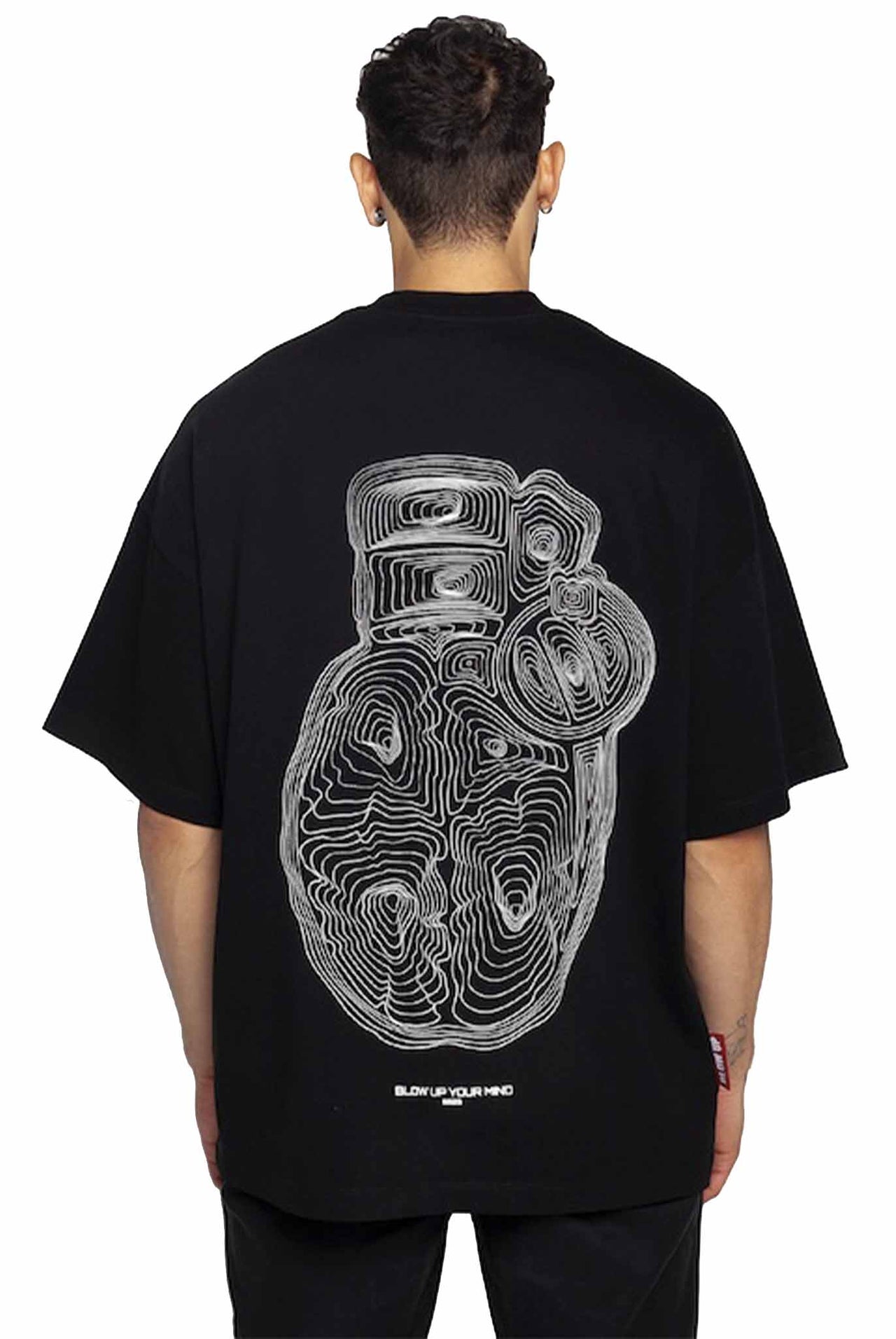 Camiseta Blow Up Oversized Black C013/1100