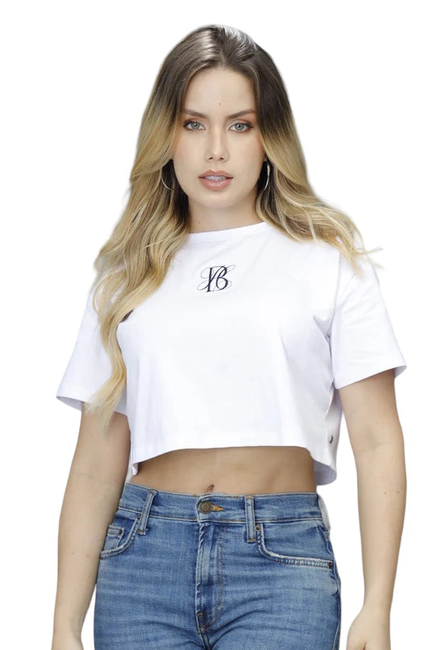 Crop top Bullish Hype Radium White