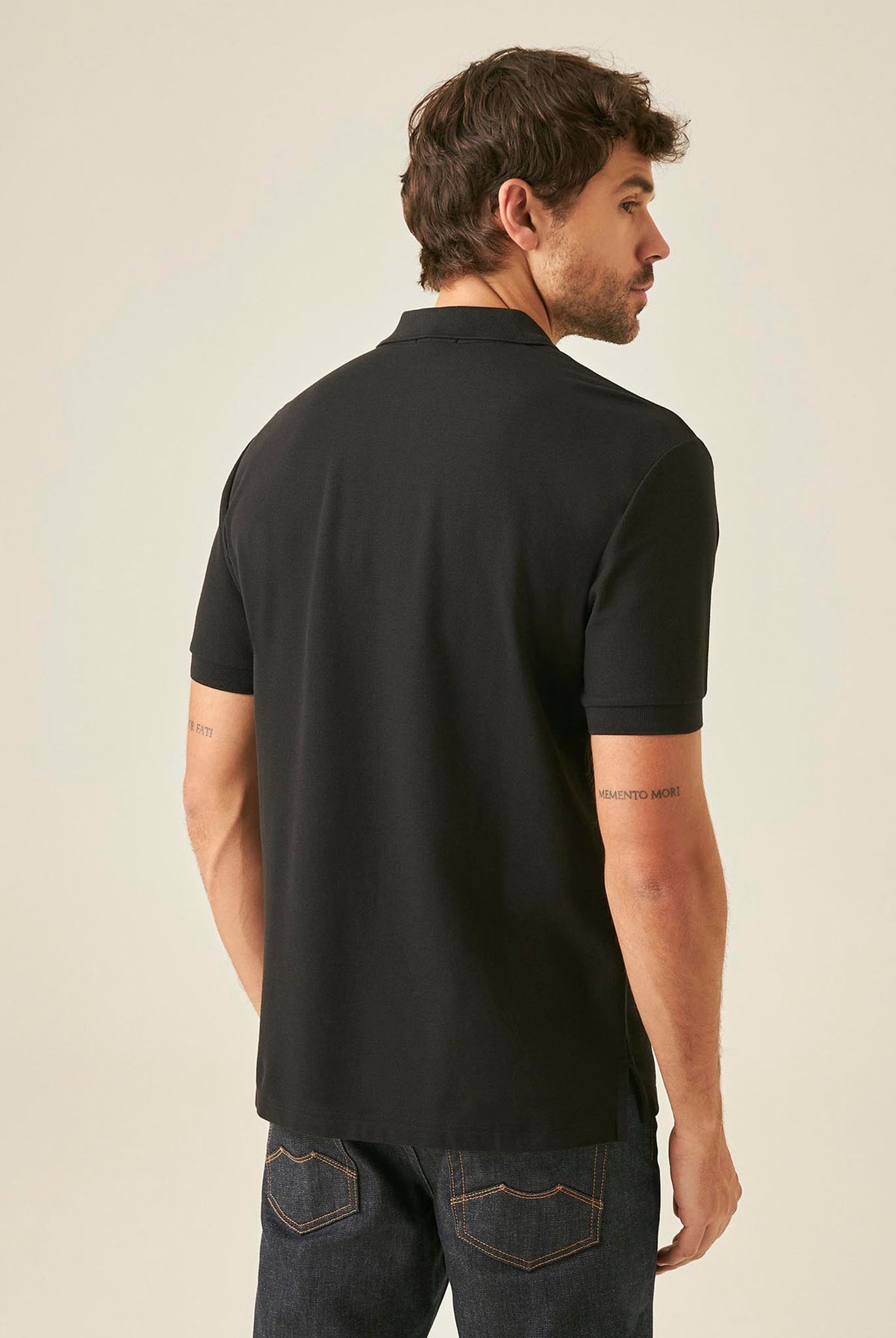 Camiseta Tipo Polo Chevignon Negro 600G000
