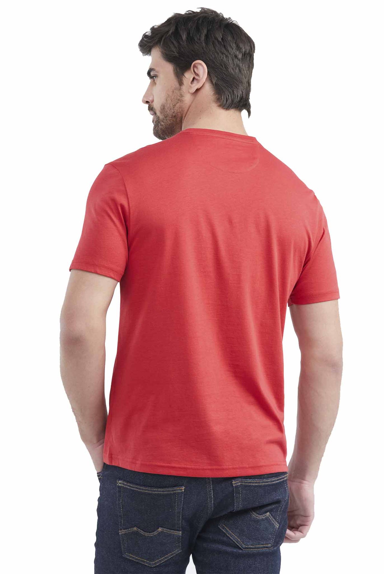 Camiseta Chevignon Manga Corta Cuello Redondo Color Rojo - 649E020-301